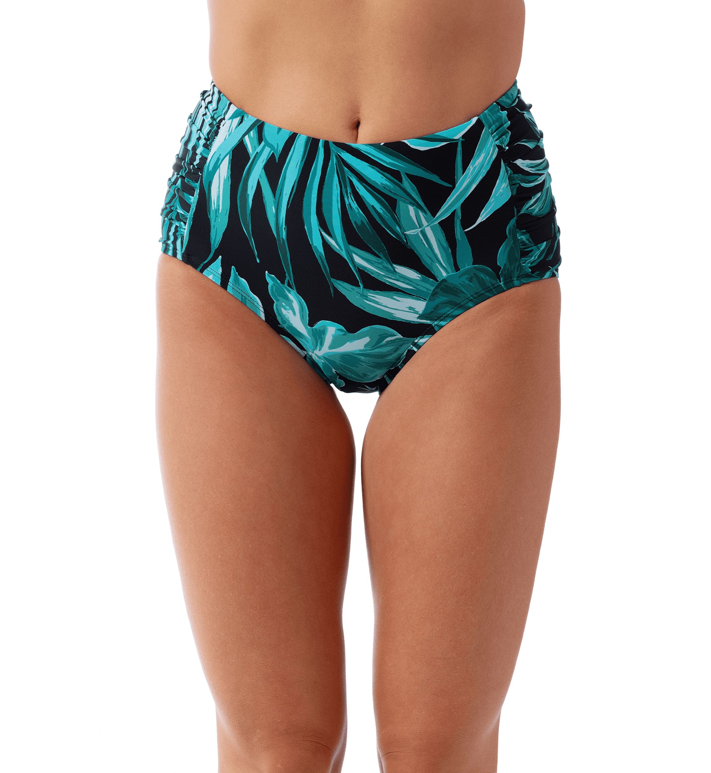 Bold Paradise Shirred Swim Briefs