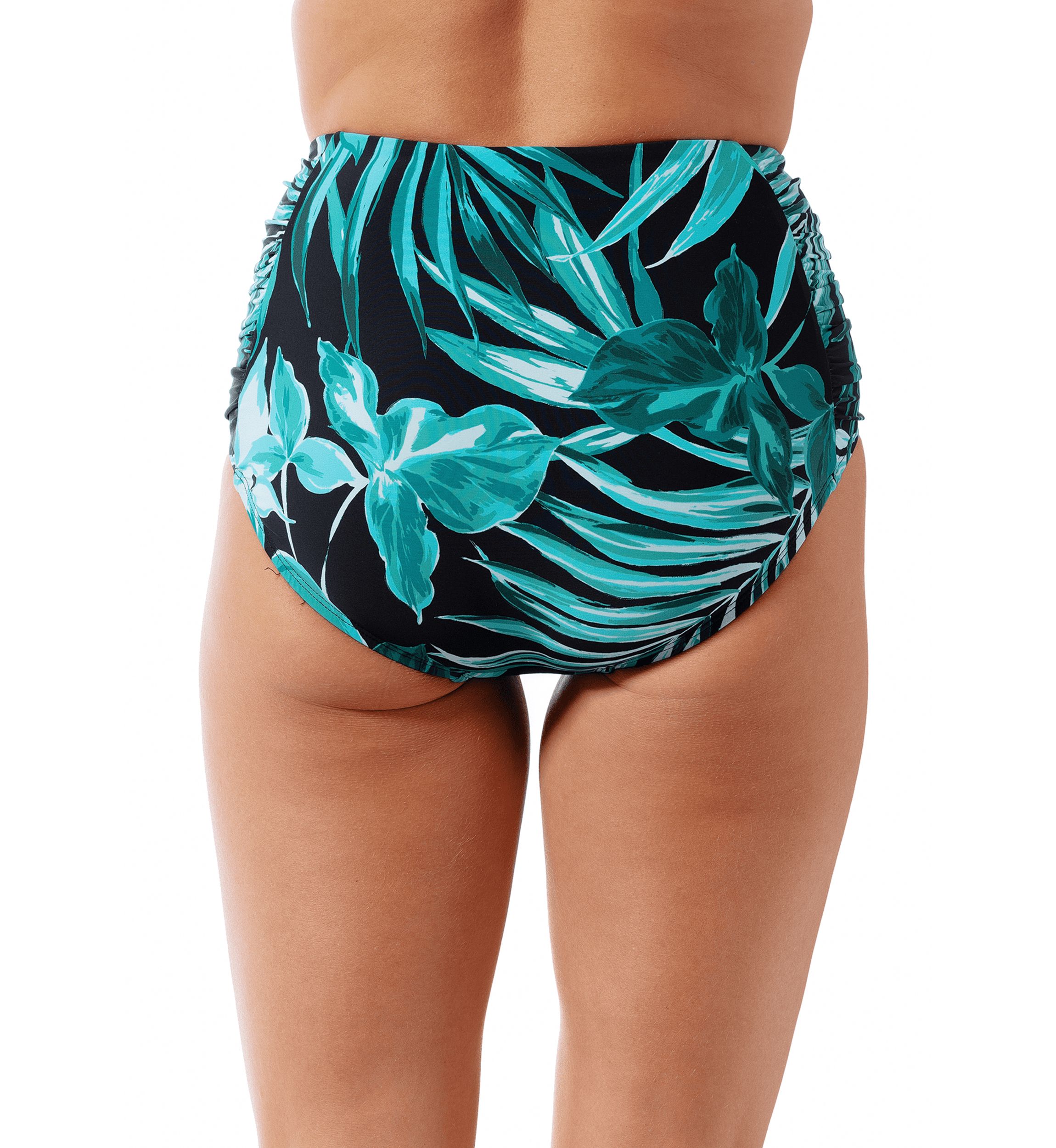 Bold Paradise Shirred Swim Briefs