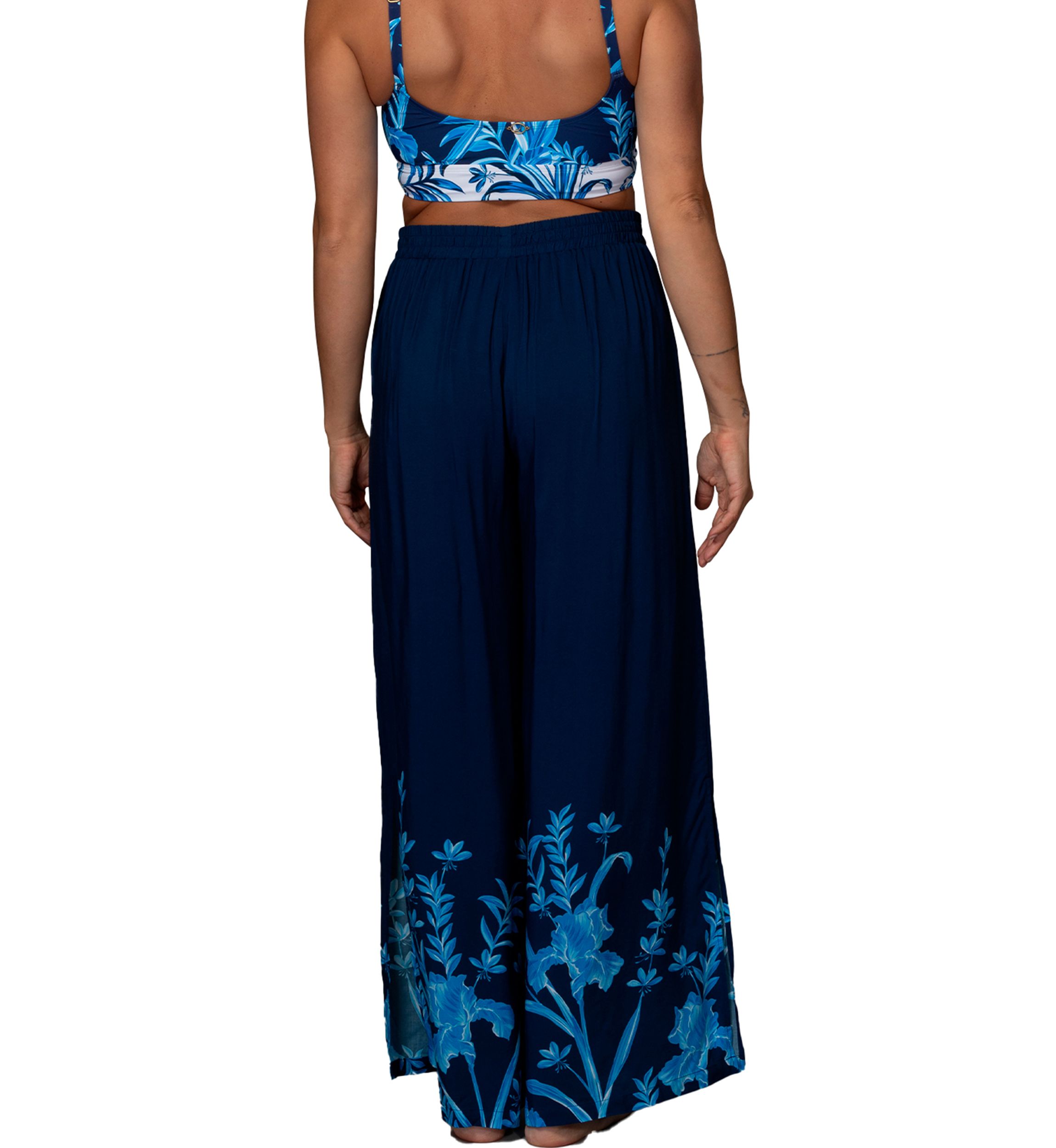 Botanical Bloom Swim Cover Up Pants