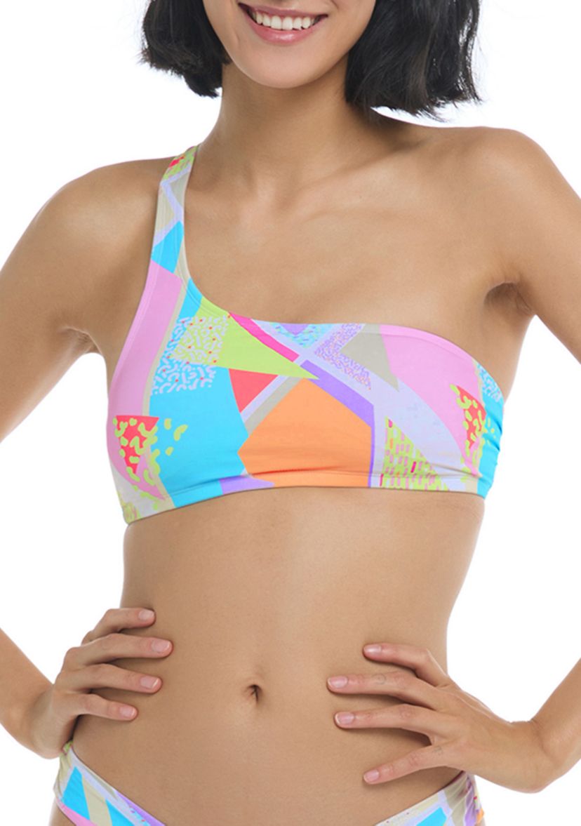 Colorbox Malia One Shoulder Swim Top