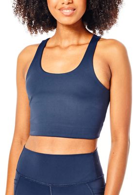 Puma Low Impact Long Line Seamless Sports Bra Red