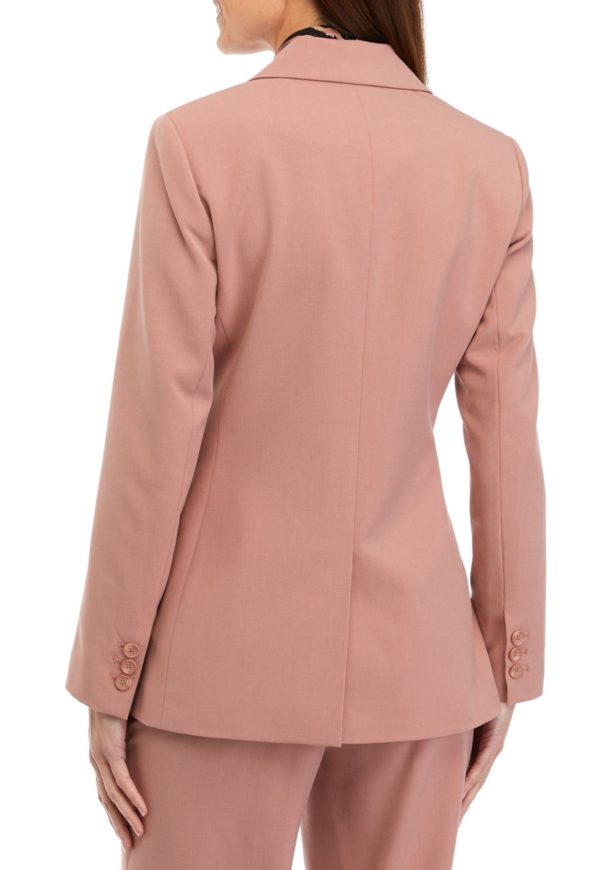 Petite Bi-Stretch One Button Blazer
