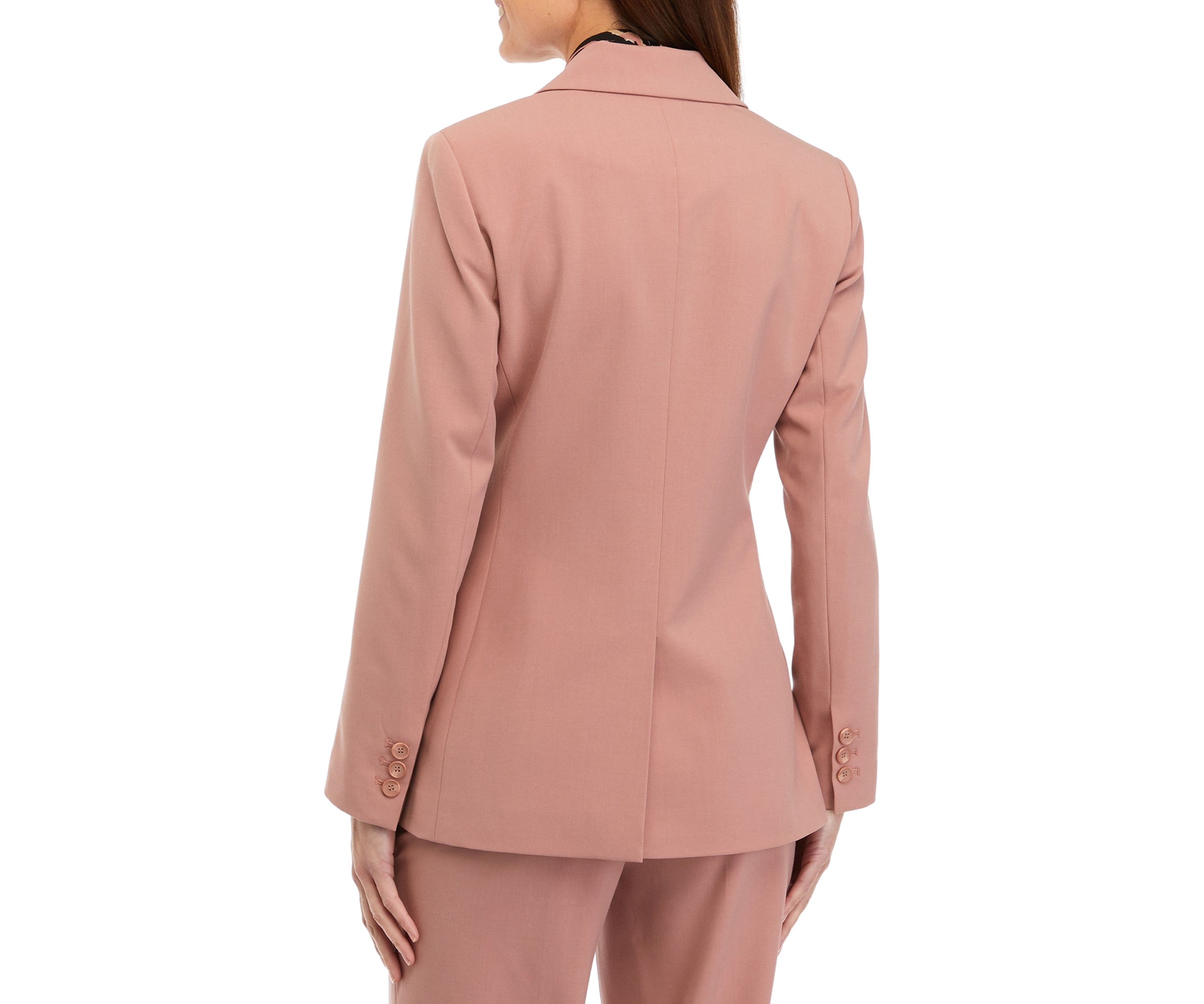 Petite Bi-Stretch One Button Blazer