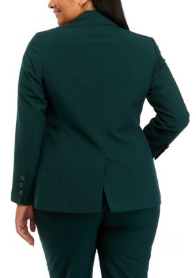 Xewn 4861xl DARK GREEN Plus Size Women Suit