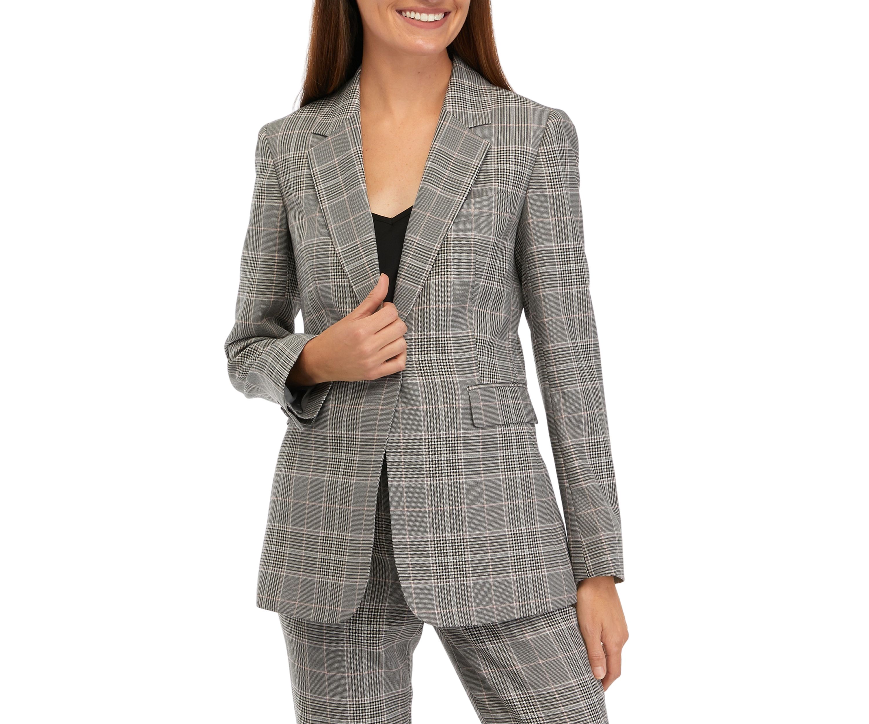 Womens Plaid Jacket