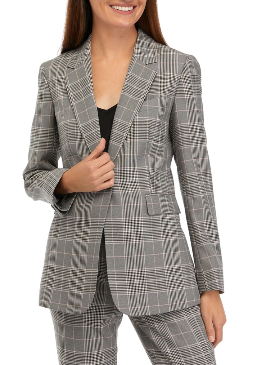 Womens Plaid Jacket