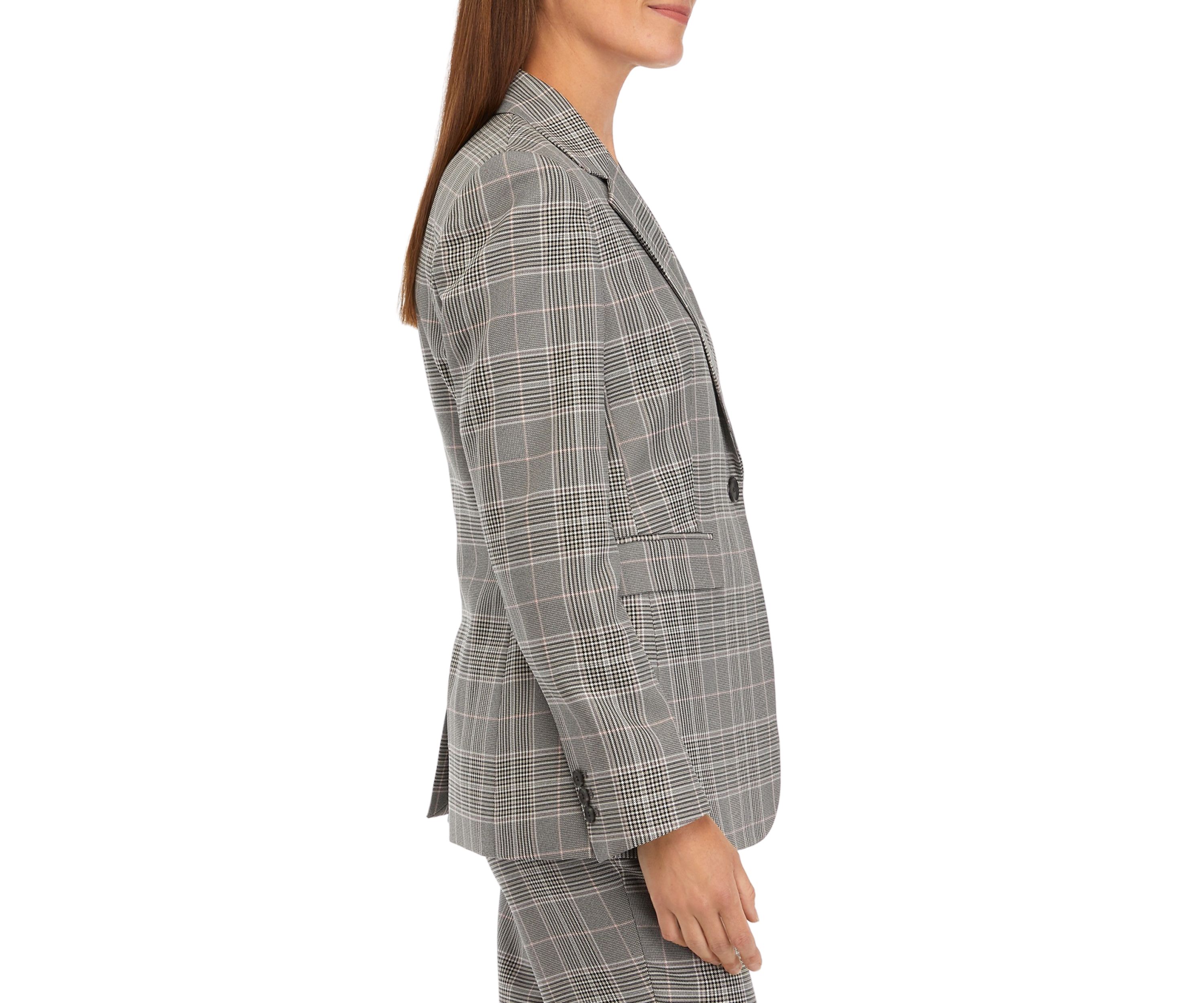 Womens Plaid Jacket