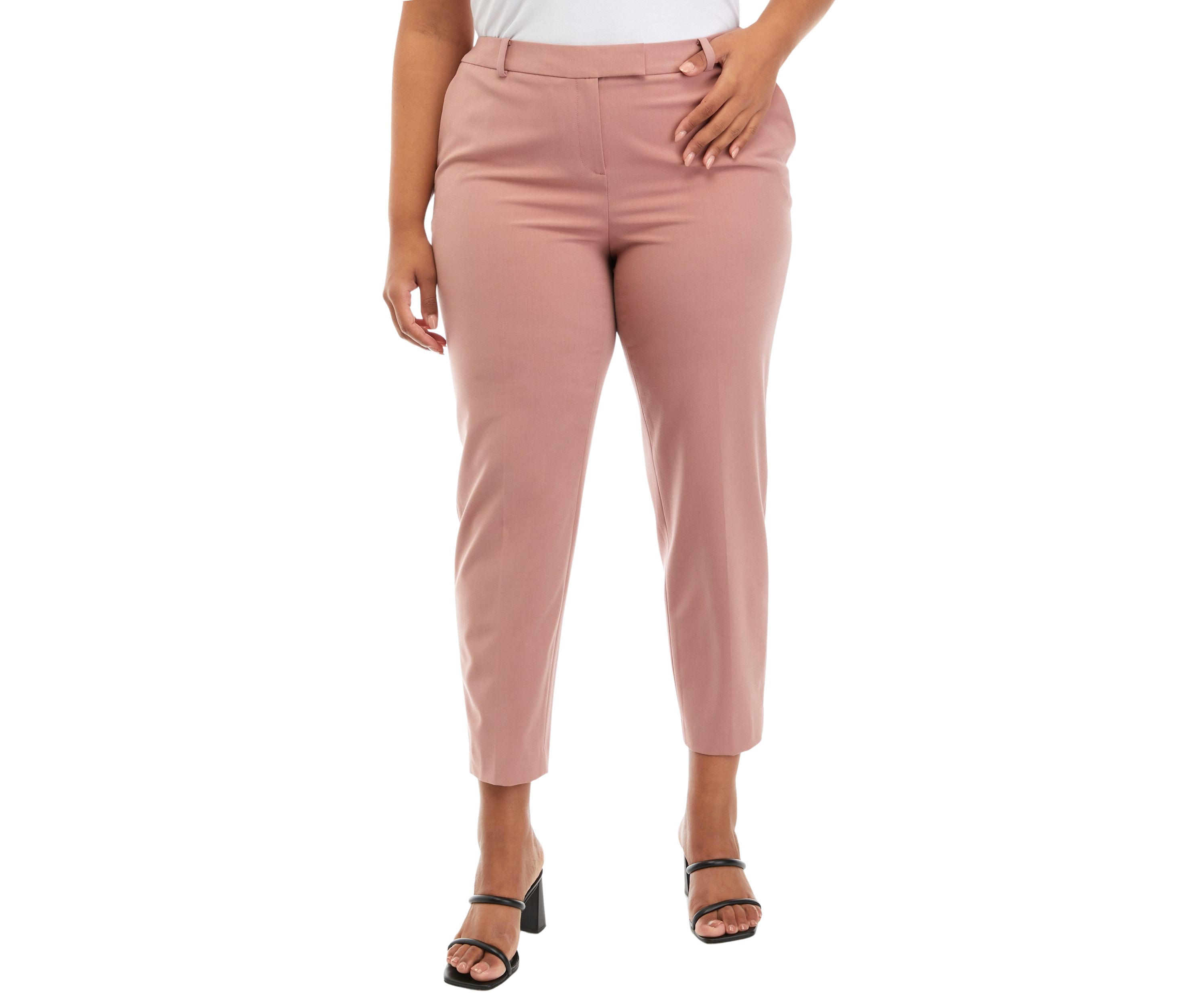 Plus Size Stretch Slim Ankle Pants