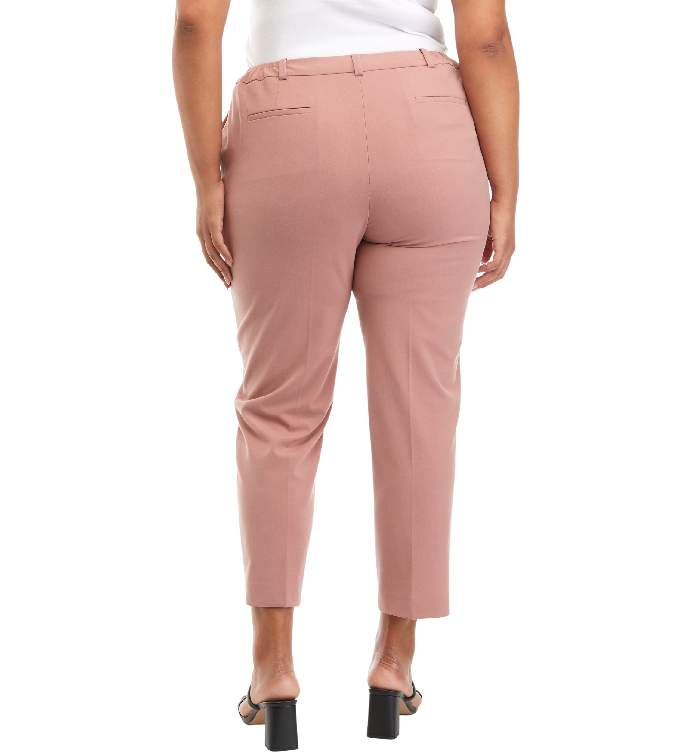 Plus Size Stretch Slim Ankle Pants