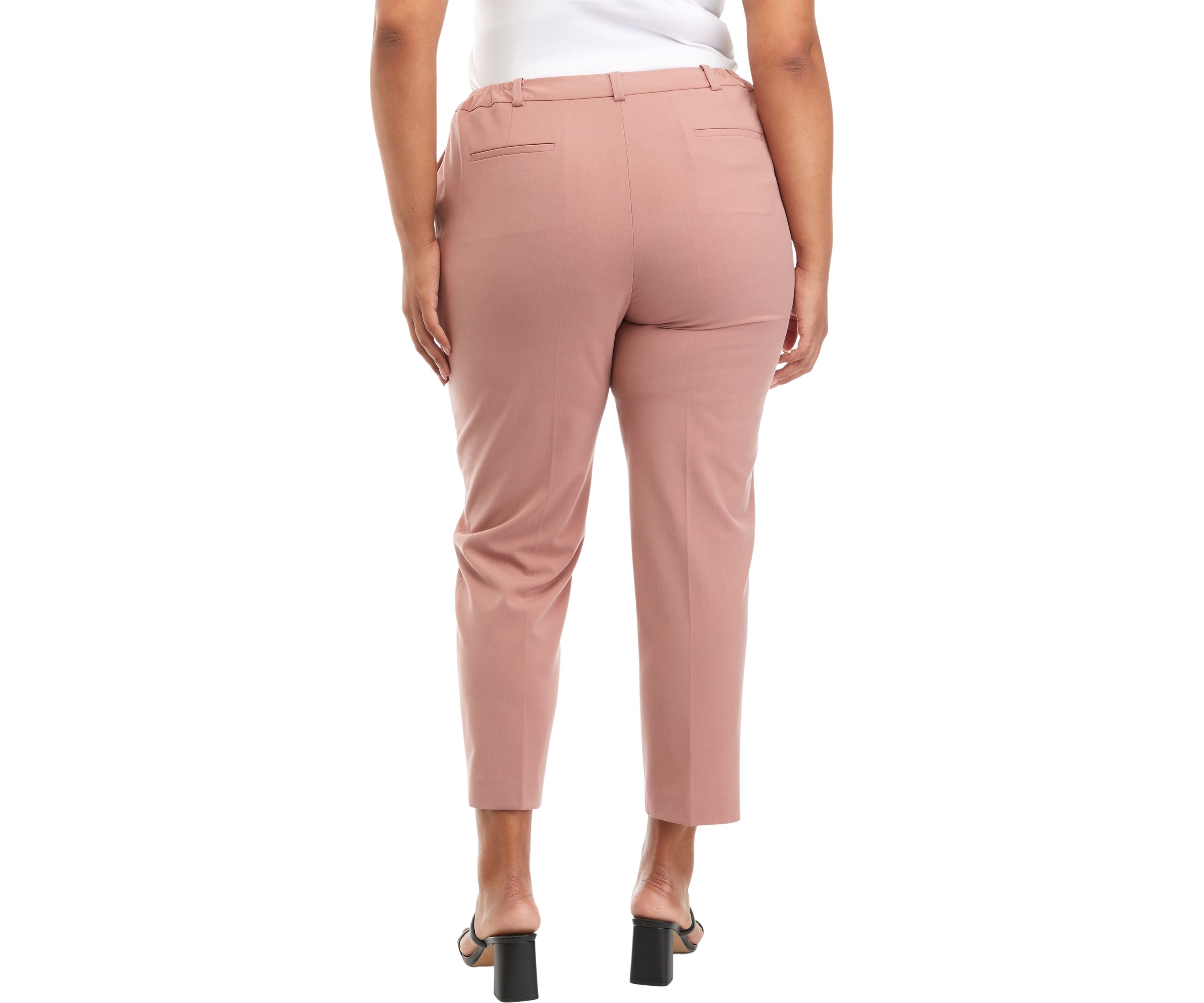 Plus Size Stretch Slim Ankle Pants