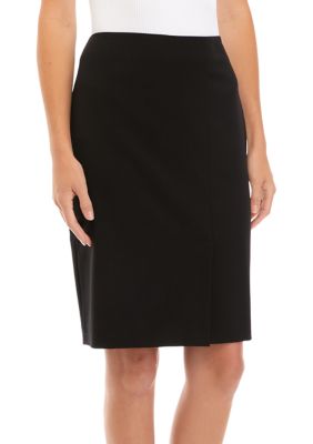 Cupio Women's Bias Cut Ruffle Skirt - Black - Size L - Jet Black