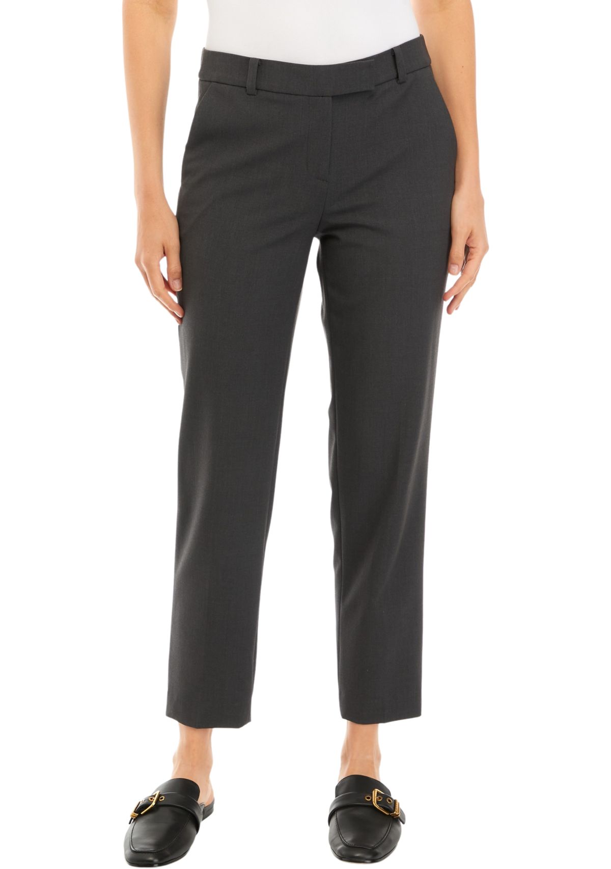 Petite Bi Stretch Slim Ankle Pants