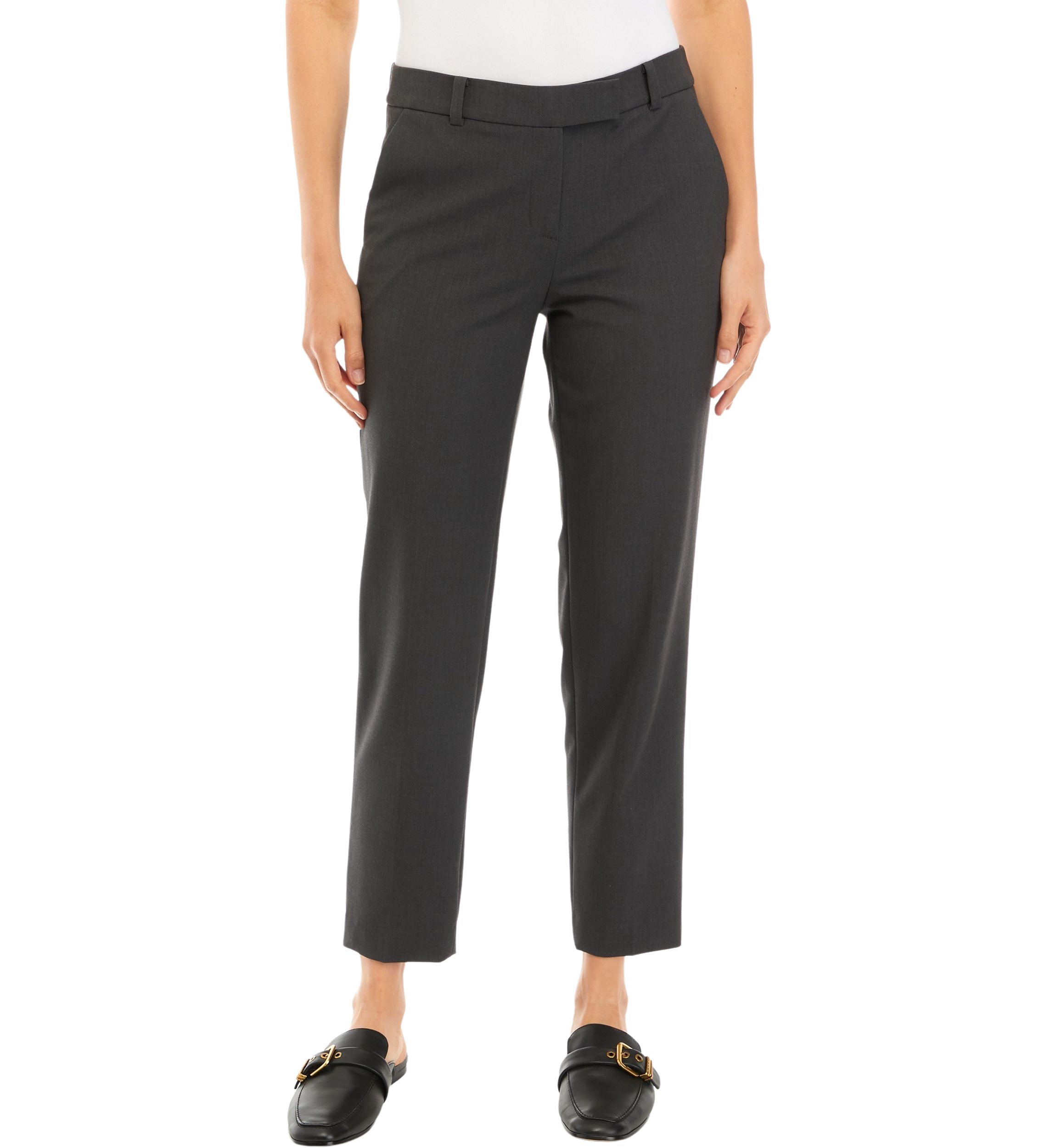 Petite Bi Stretch Slim Ankle Pants