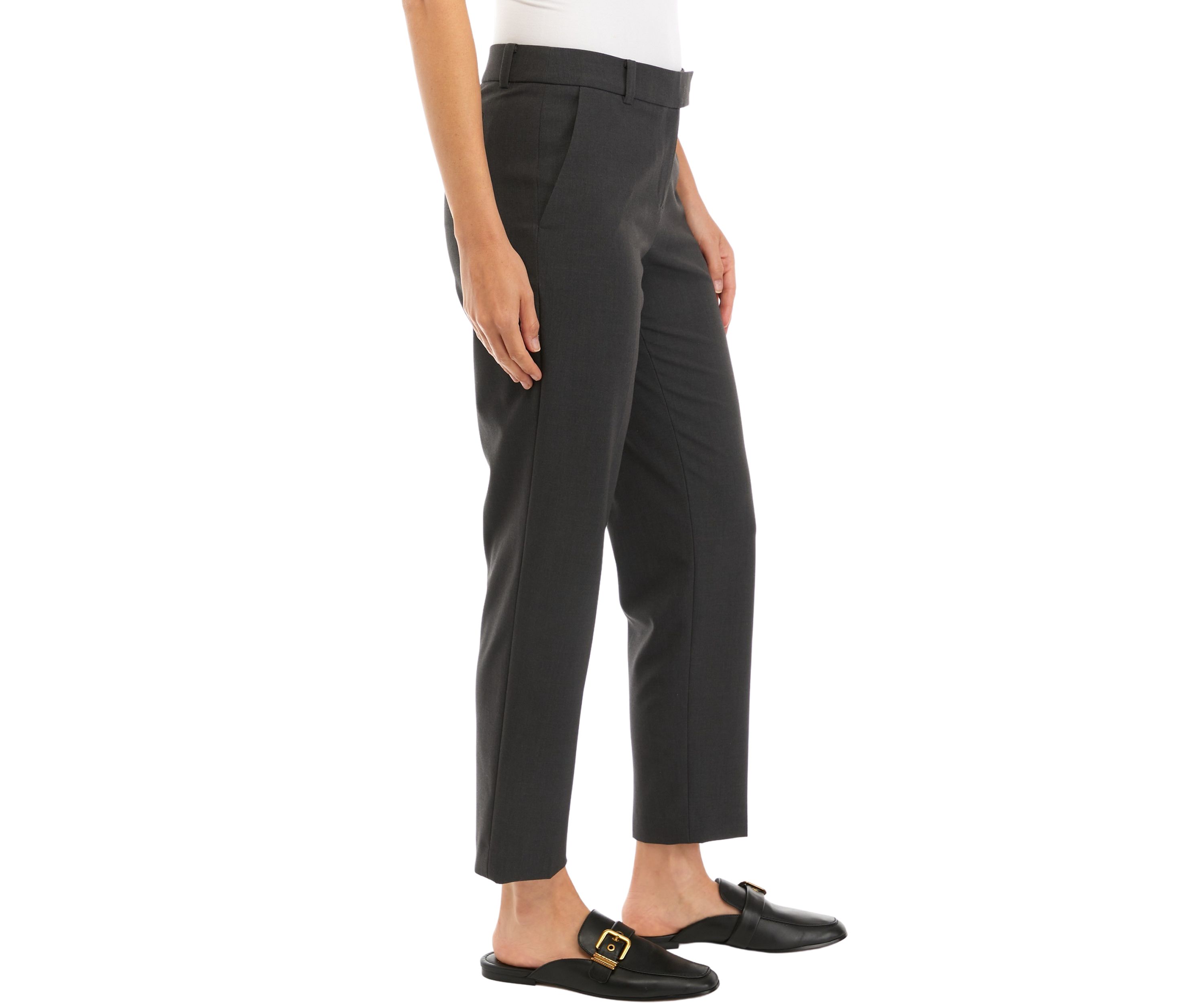 Petite Bi Stretch Slim Ankle Pants