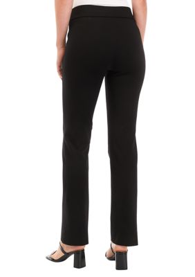 Plus Size Compression Pull-On Dress Pants