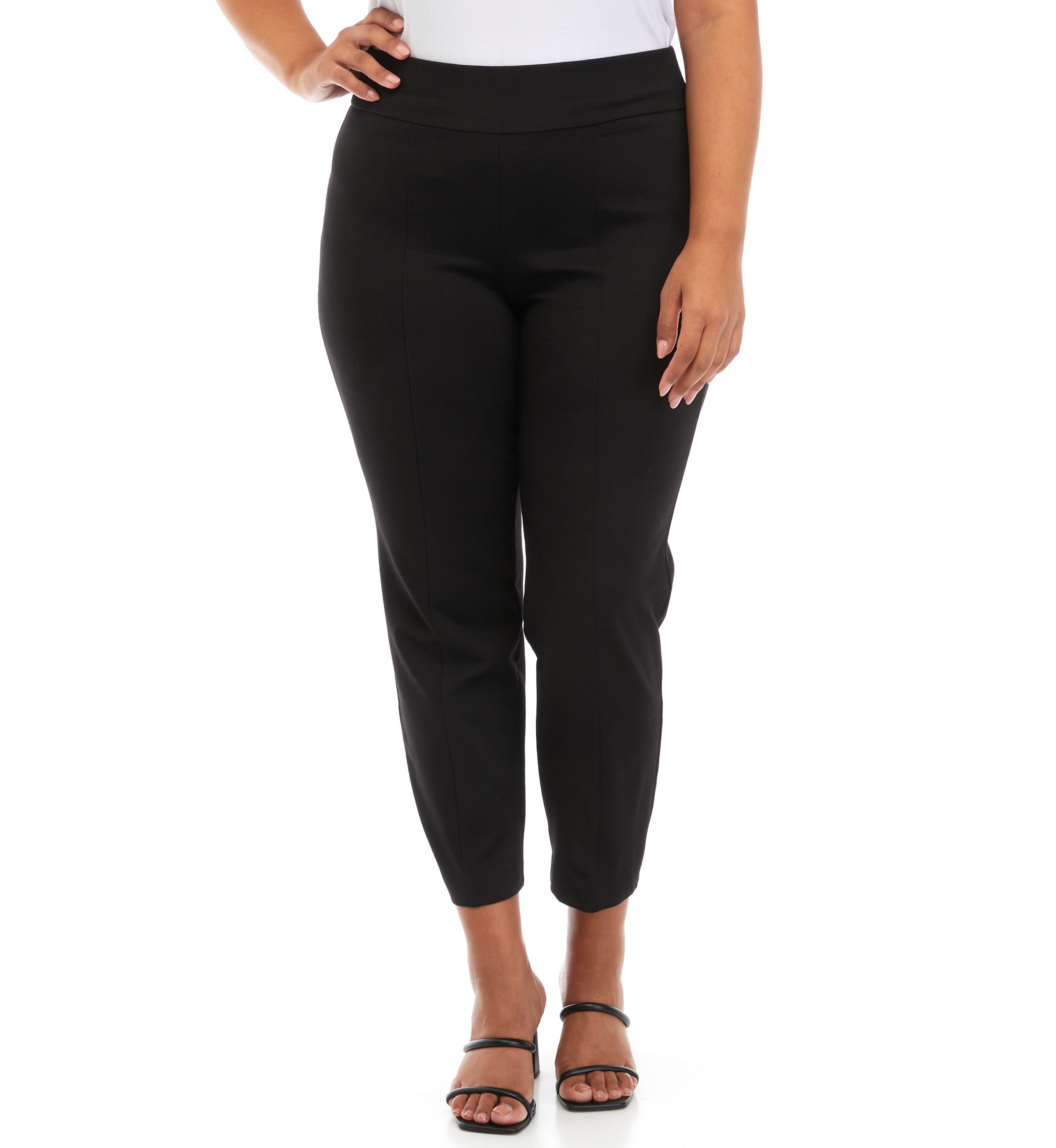 Plus Size Compression Slim Pants