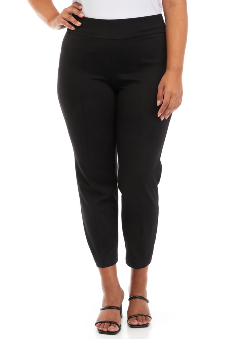Plus Size Compression Slim Pants