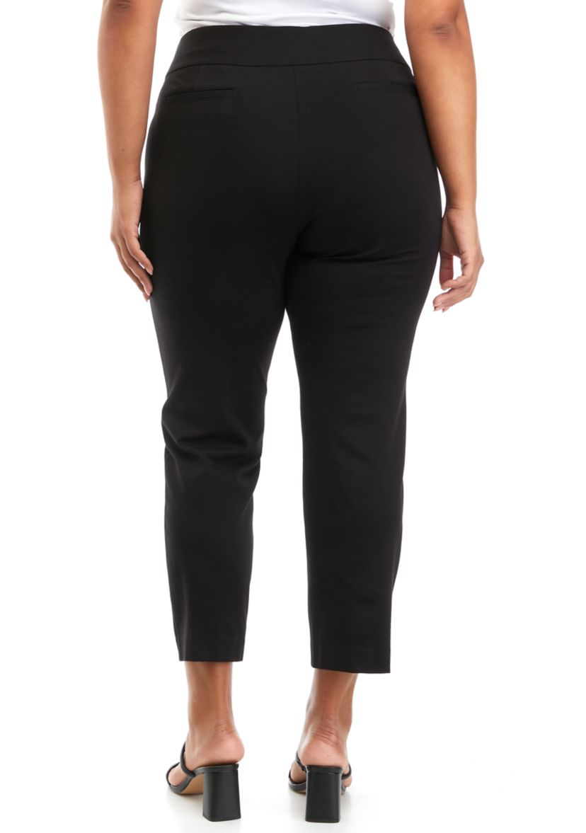 Plus Size Compression Slim Pants
