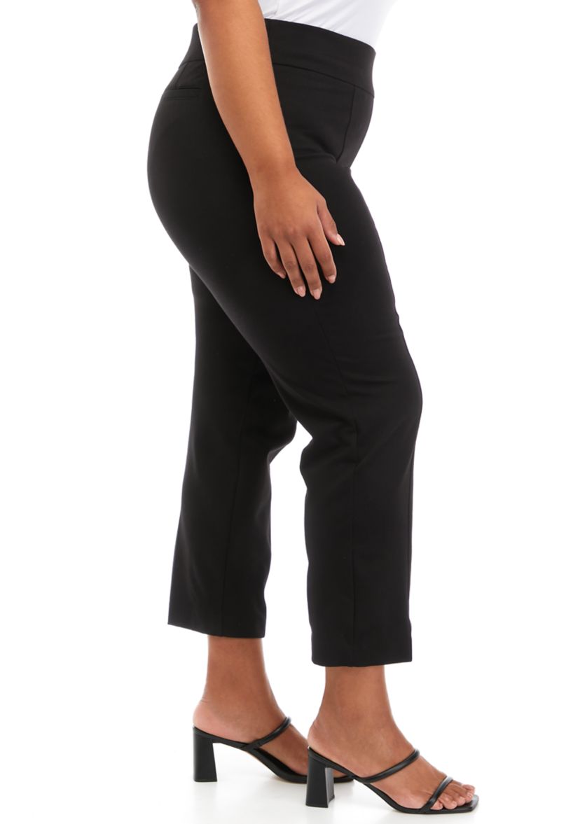 Plus Size Compression Slim Pants