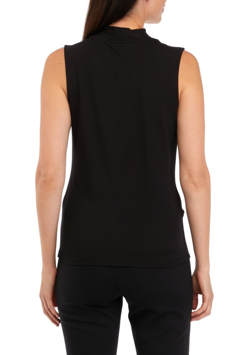 Womens Sleeveless Wrap Top