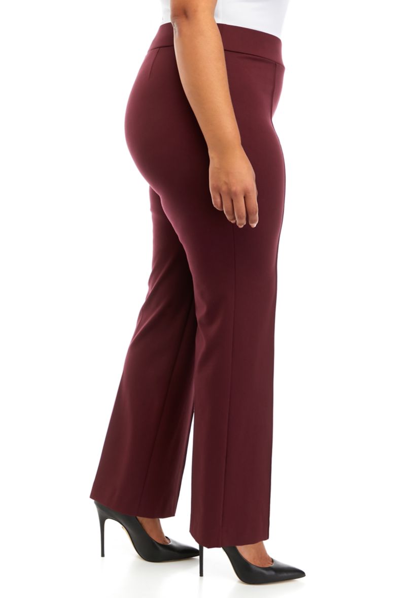 Plus Size Compression Bootcut Pants