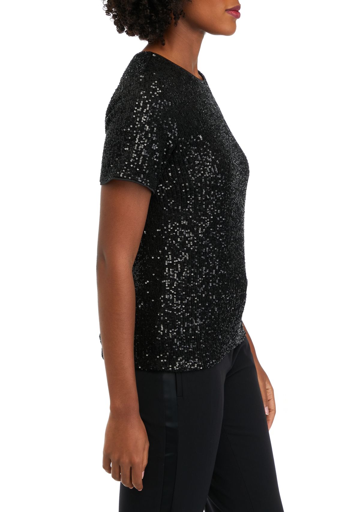 Womens Sequin Top