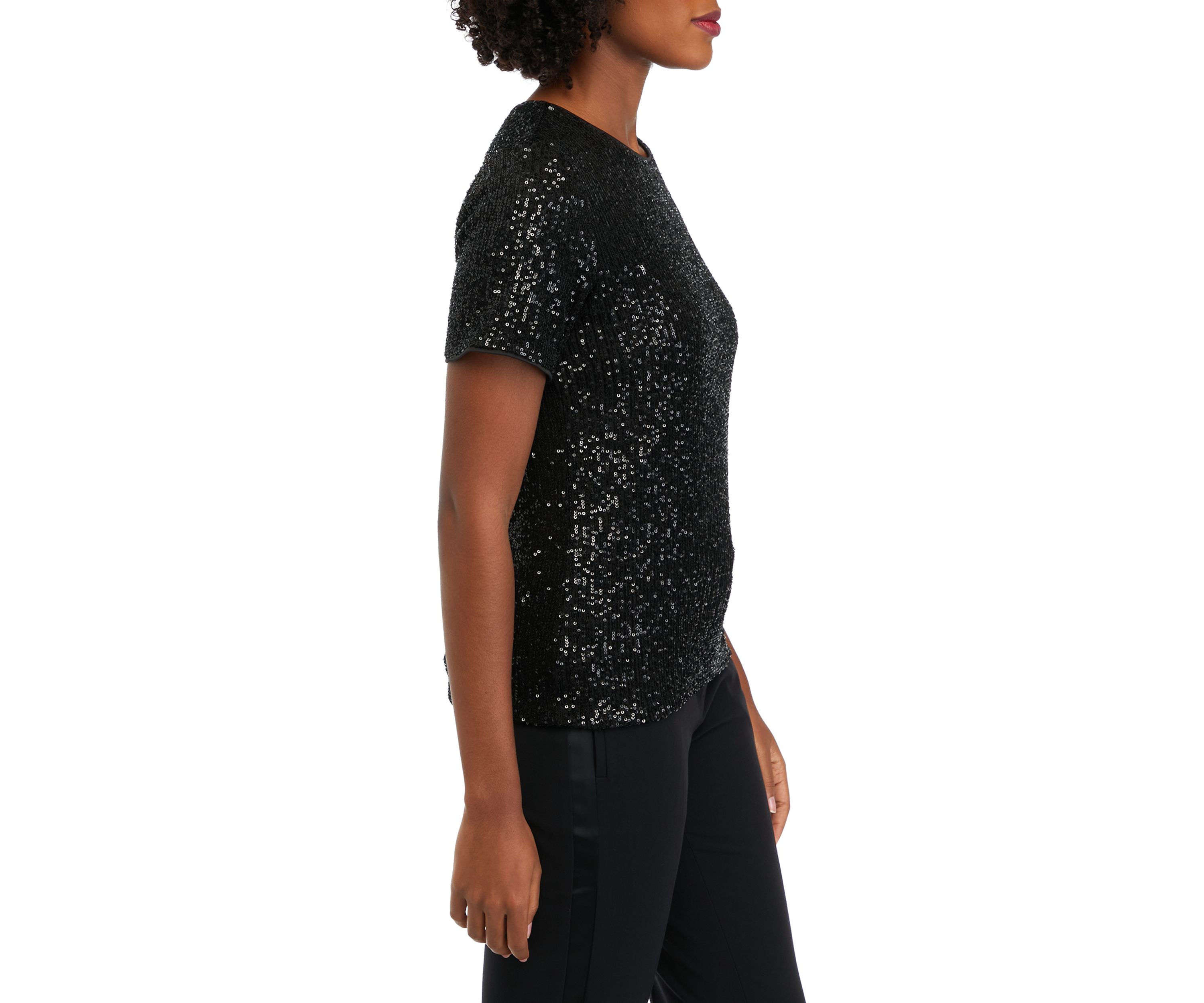 Womens Sequin Top