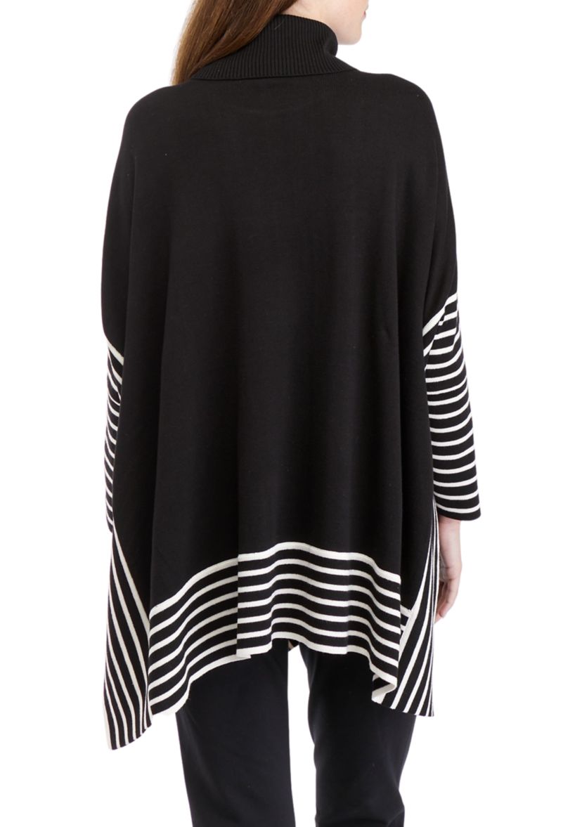 Womens Extend Drop Shoulder Stripe Sweater
