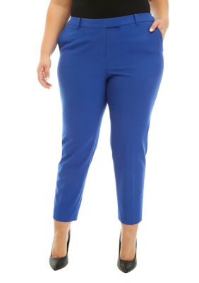 Buy Toffee and Candy Stretchable Crop Pants Casual Regular Fit Solid Dark  Blue Capri for Girls