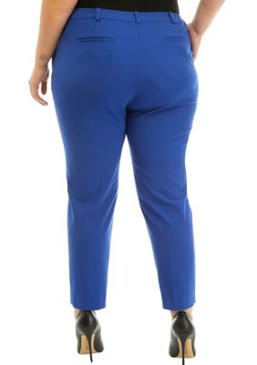 Plus Size Capris Plus Size Stretch Twill Pull On High Waist Capri Pants