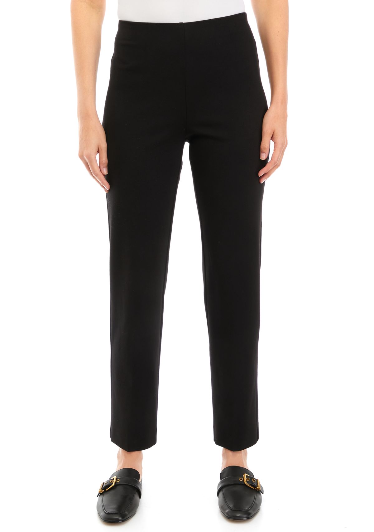 Womens Ideal Stretch™ Pull On Straight Ankle Pants