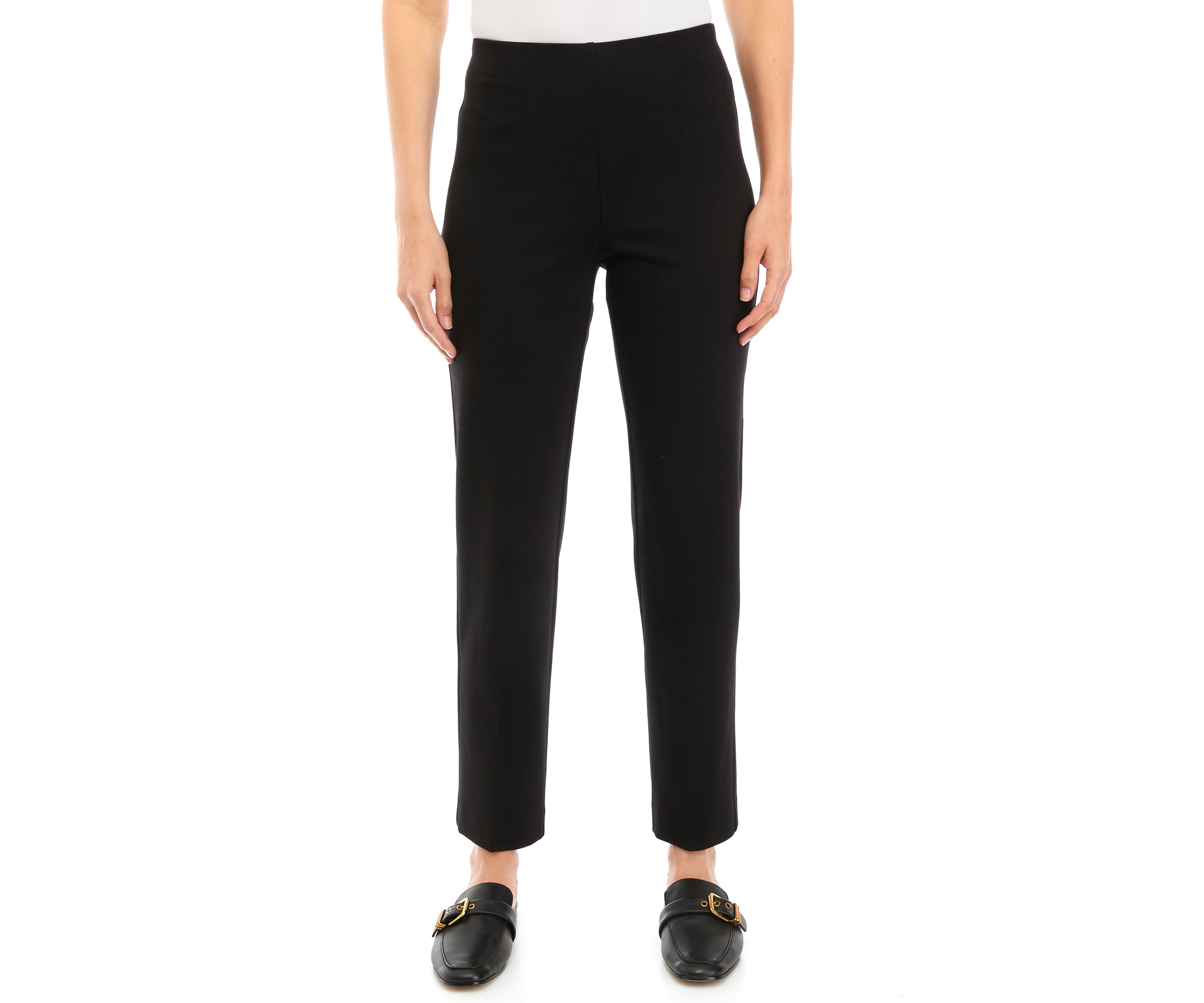 Womens Ideal Stretch™ Pull On Straight Ankle Pants