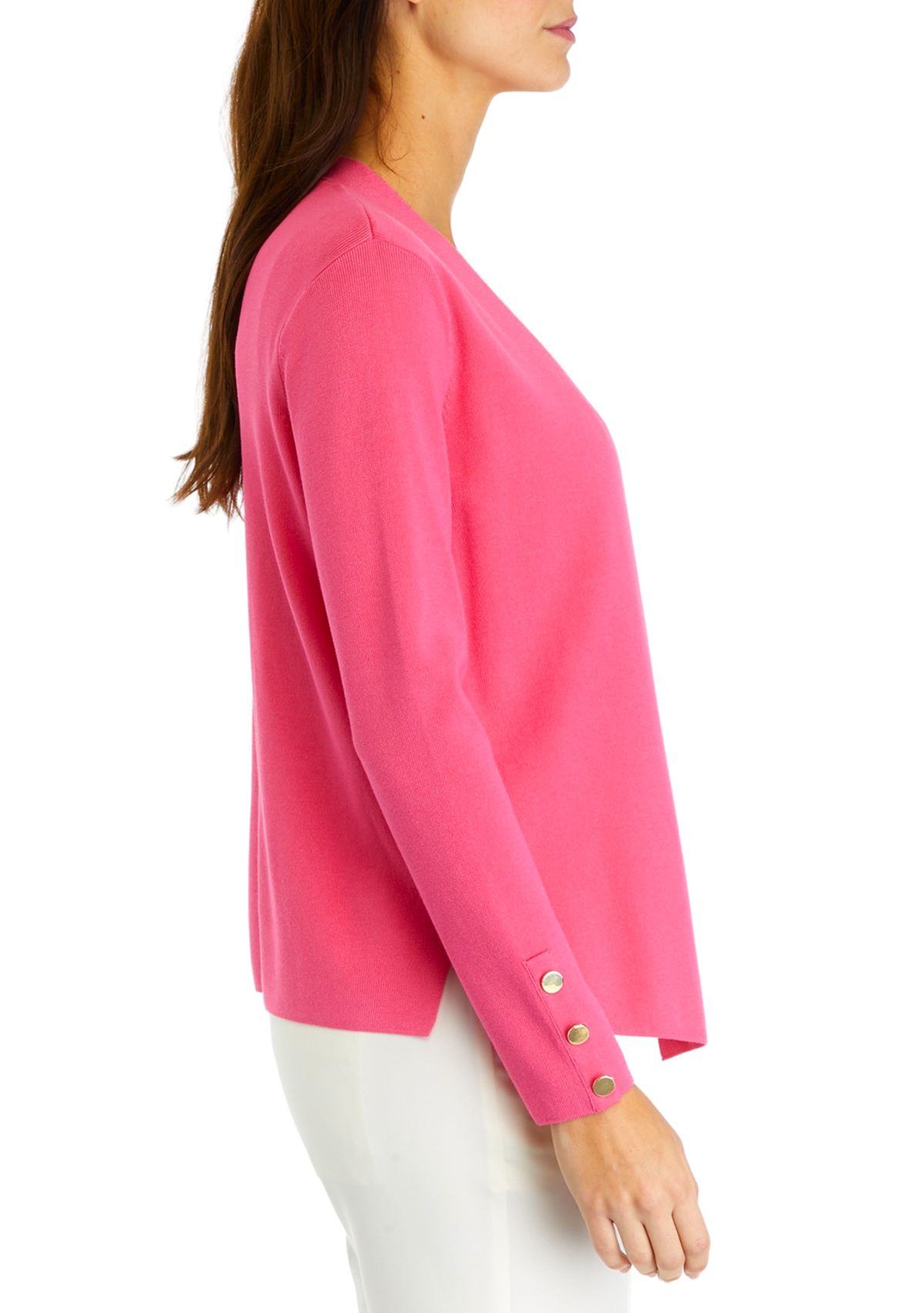 Womens Black Open Cardigan