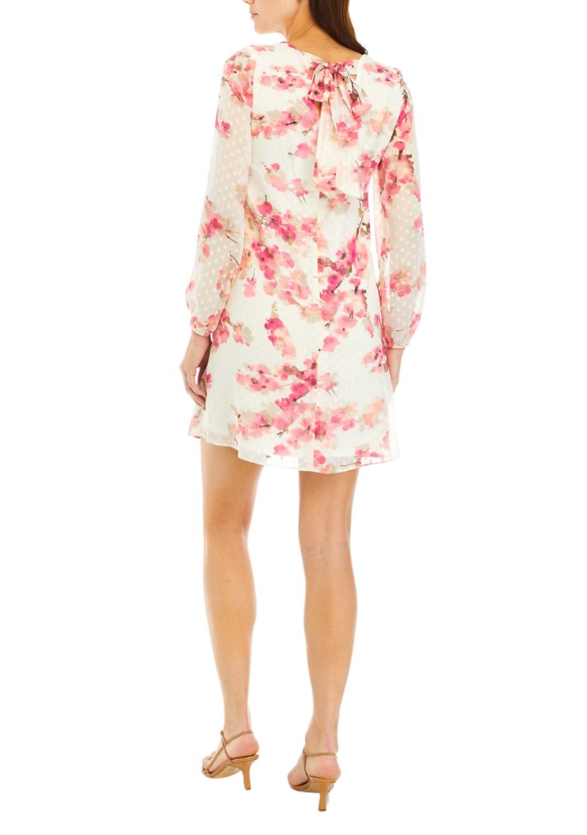 Petite Long Sleeve Shift Dress