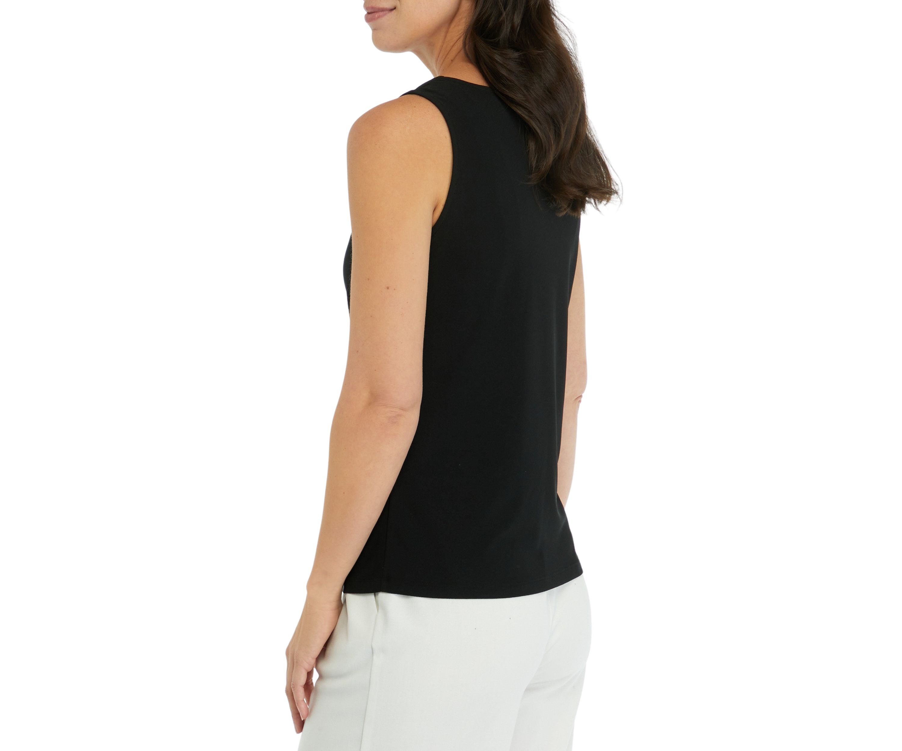 Womens Drape Neck Tank Top