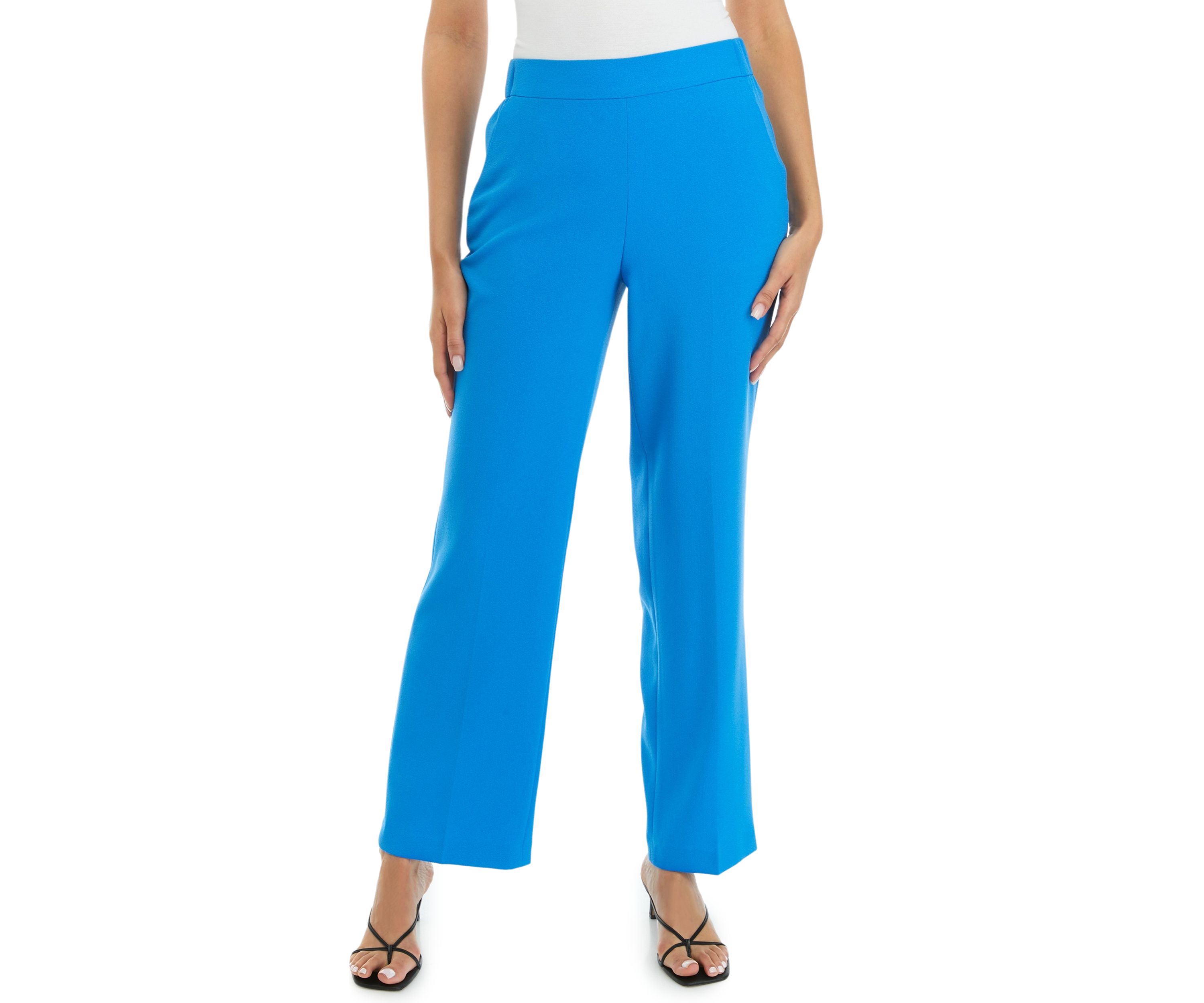 Womens Pull On Wide Leg Pants