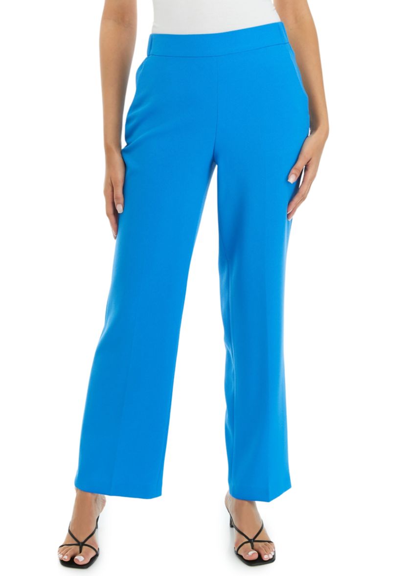 Womens Pull On Wide Leg Pants