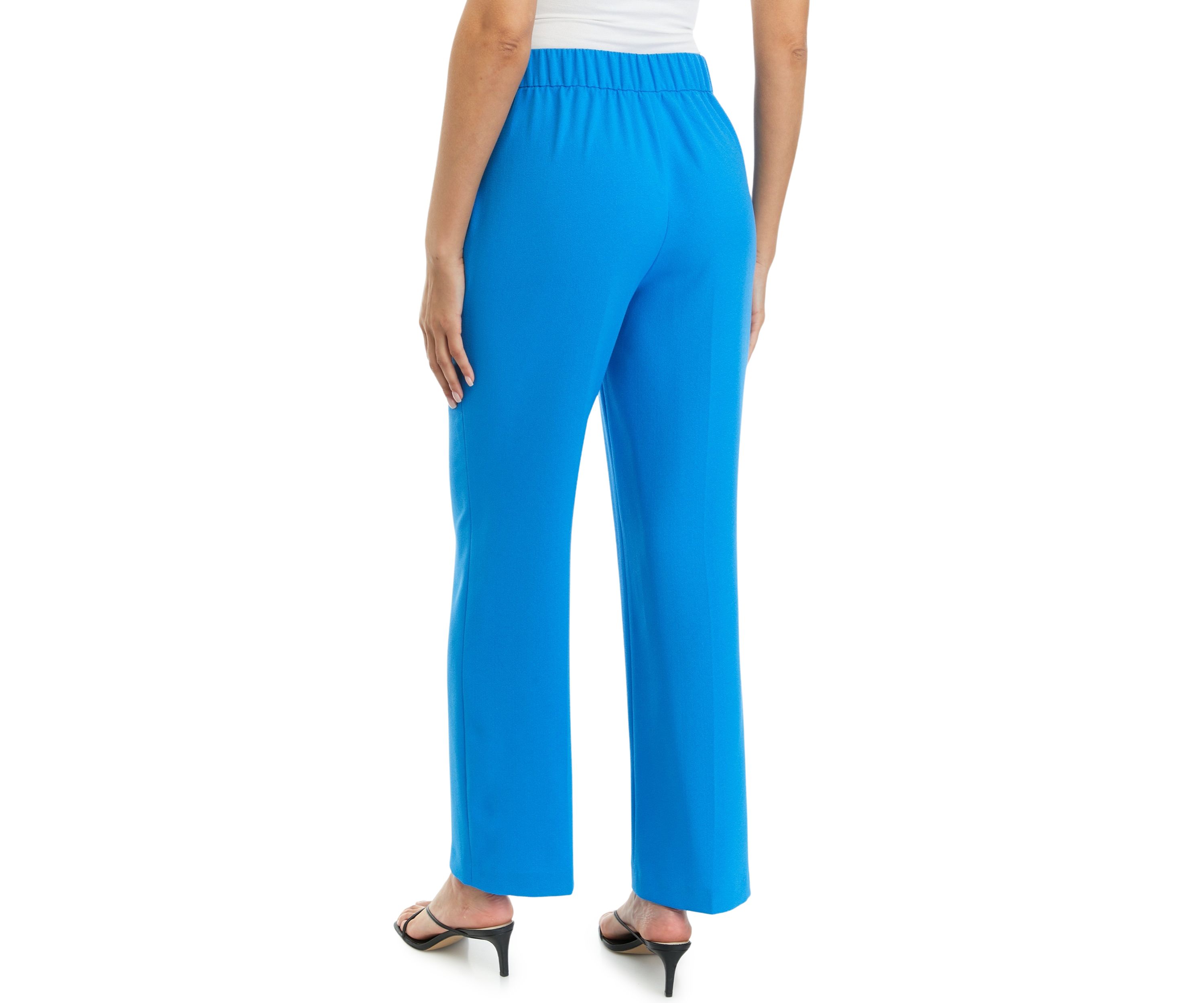 Womens Pull On Wide Leg Pants
