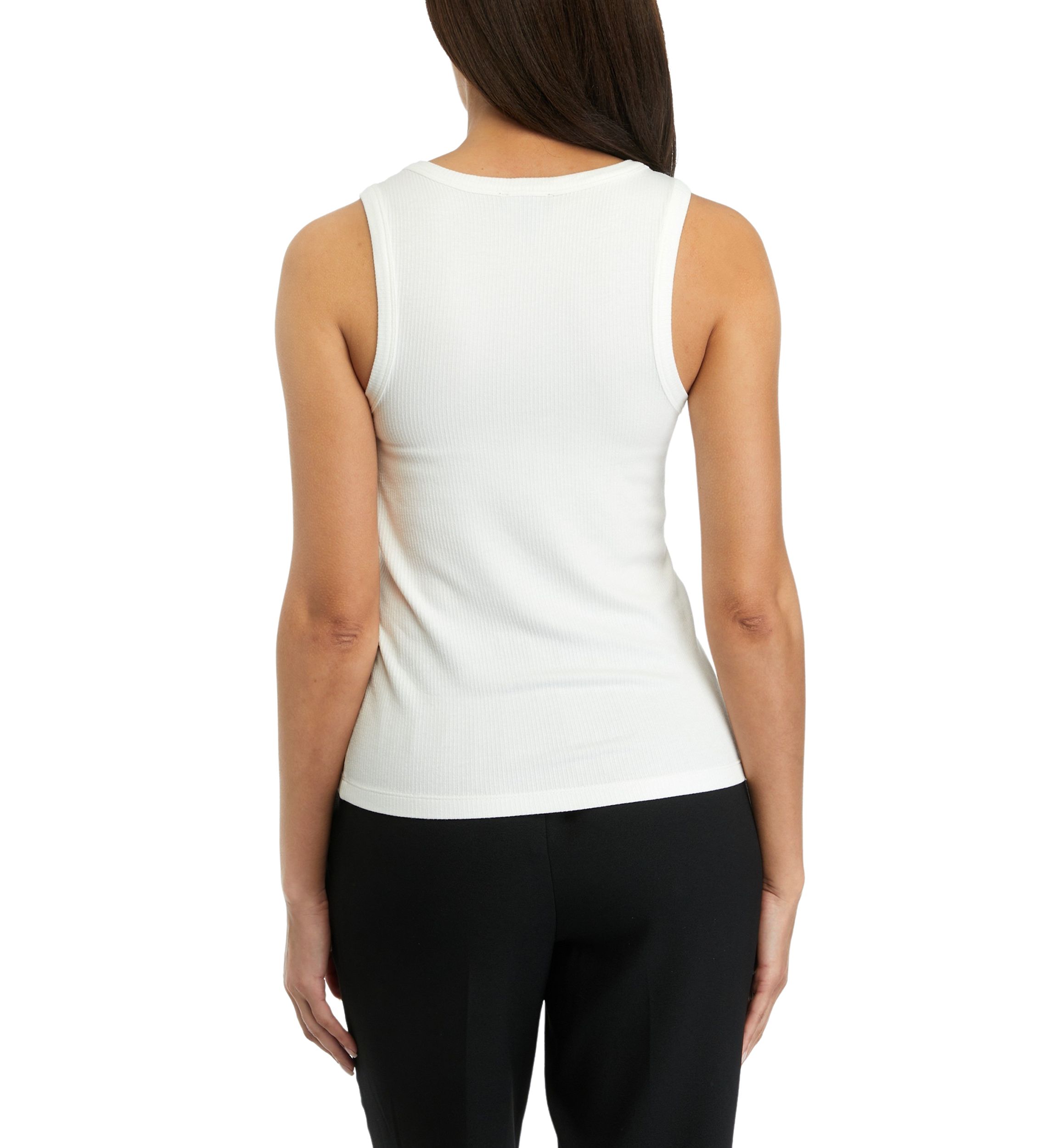 Womens Ribbed Knit Layering Tank Top