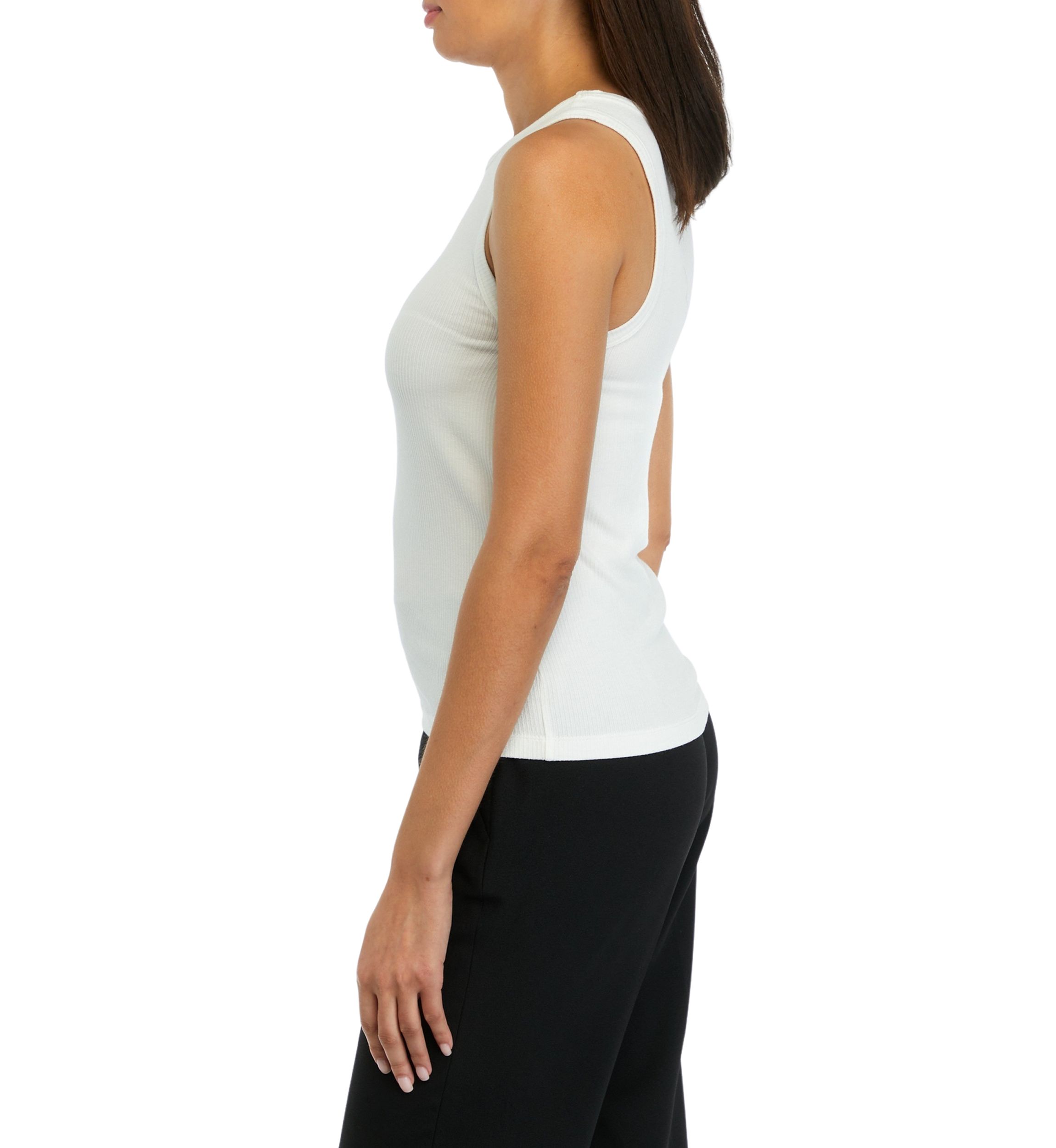 Womens Ribbed Knit Layering Tank Top