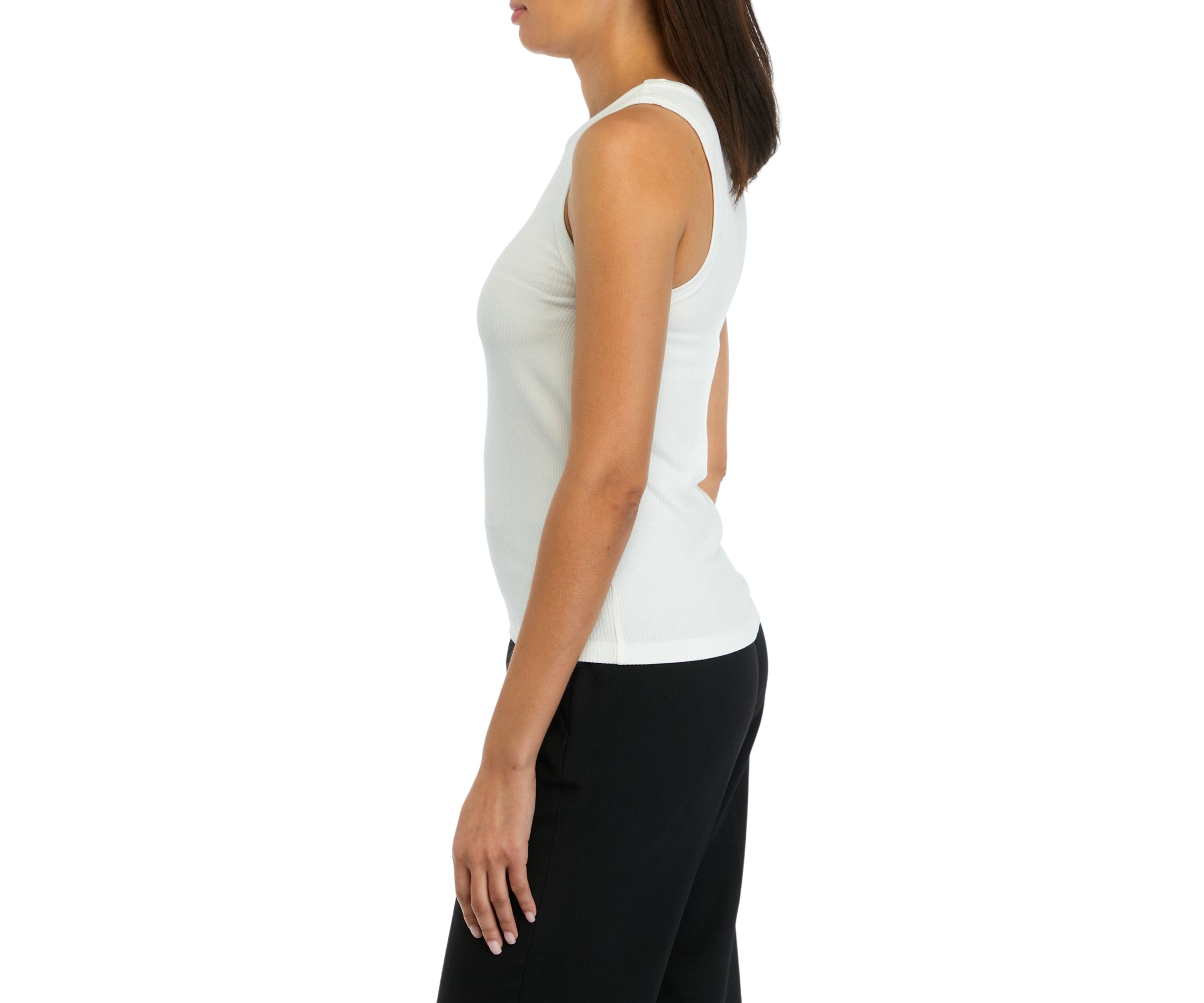 Womens Ribbed Knit Layering Tank Top