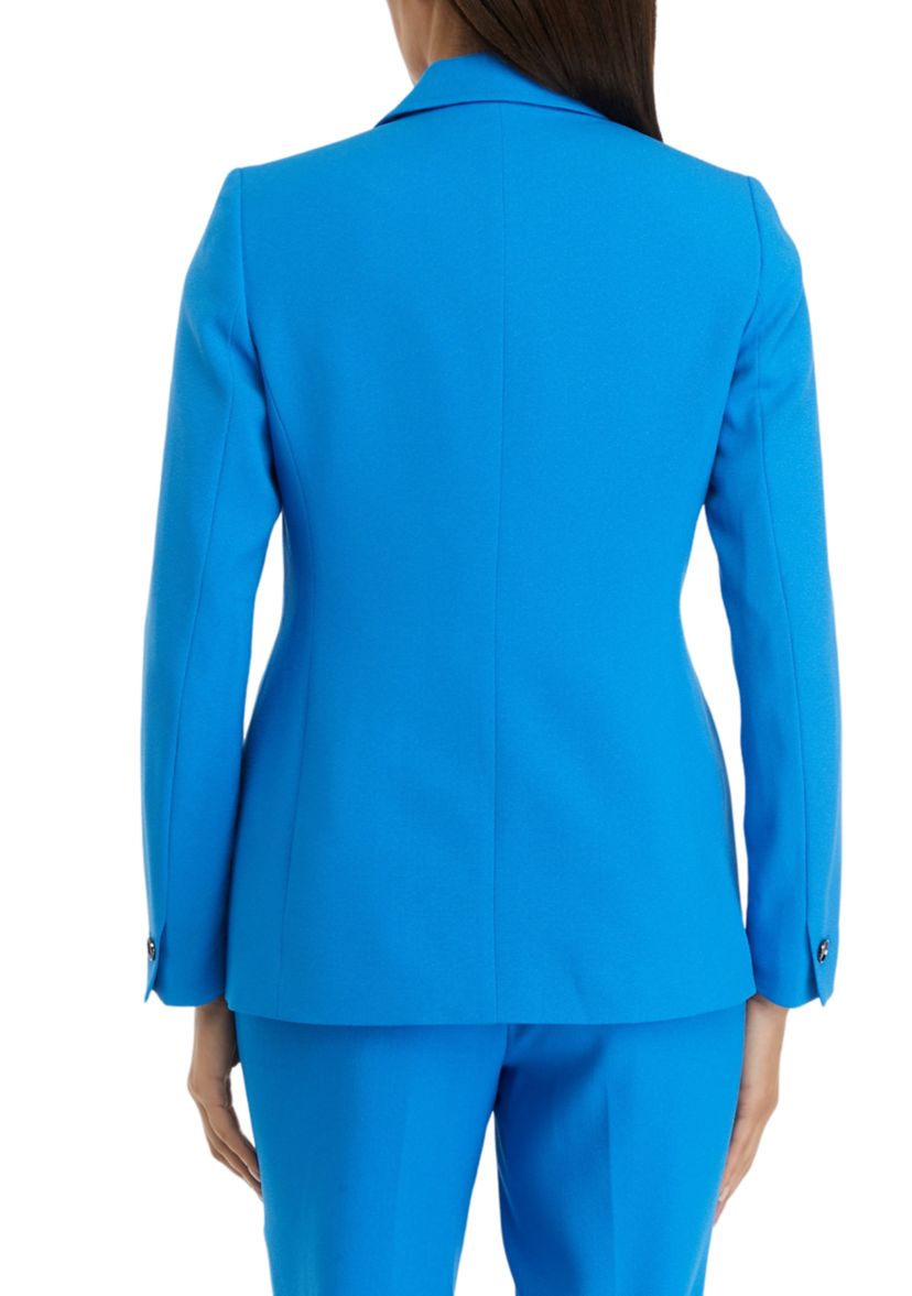 Womens Crepe One Button Suit Jacket