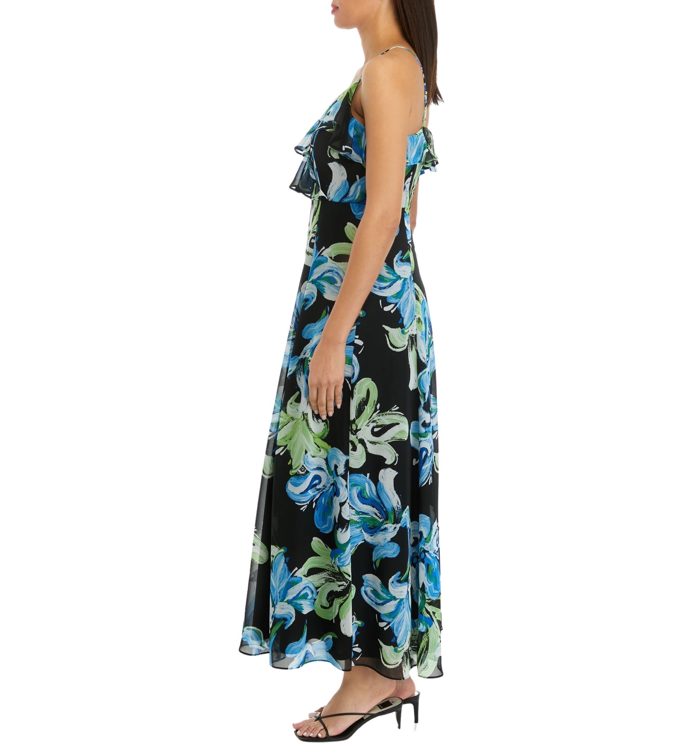 Womens Floral Print Maxi Dress