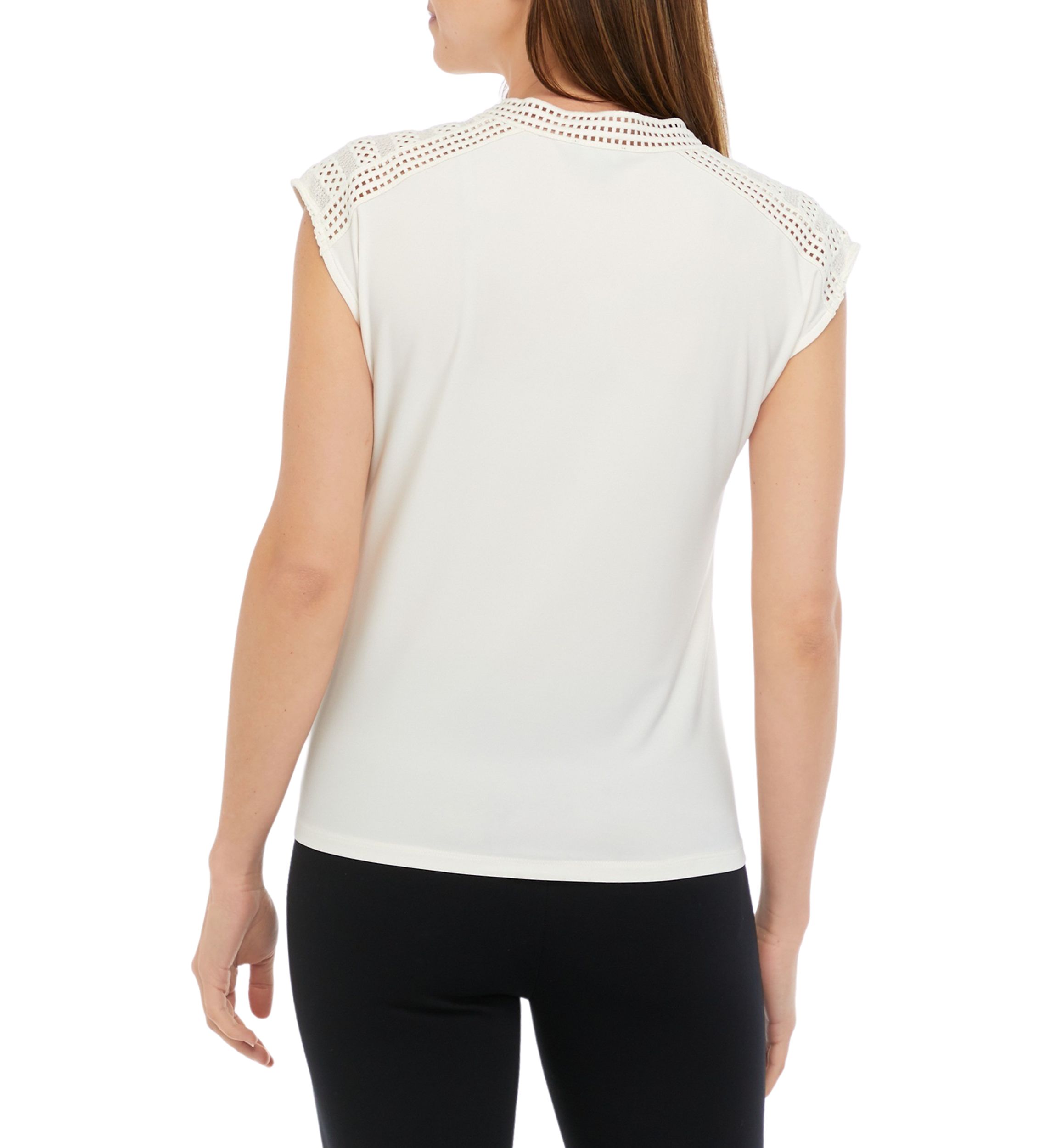 Womens V-Neck Knit Top 