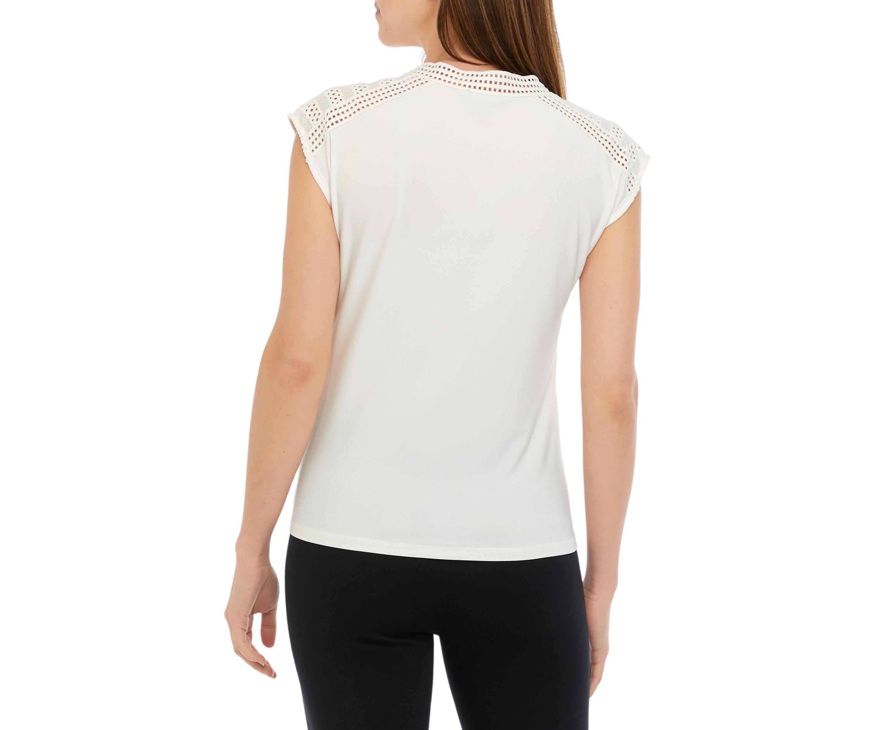 Womens V-Neck Knit Top 