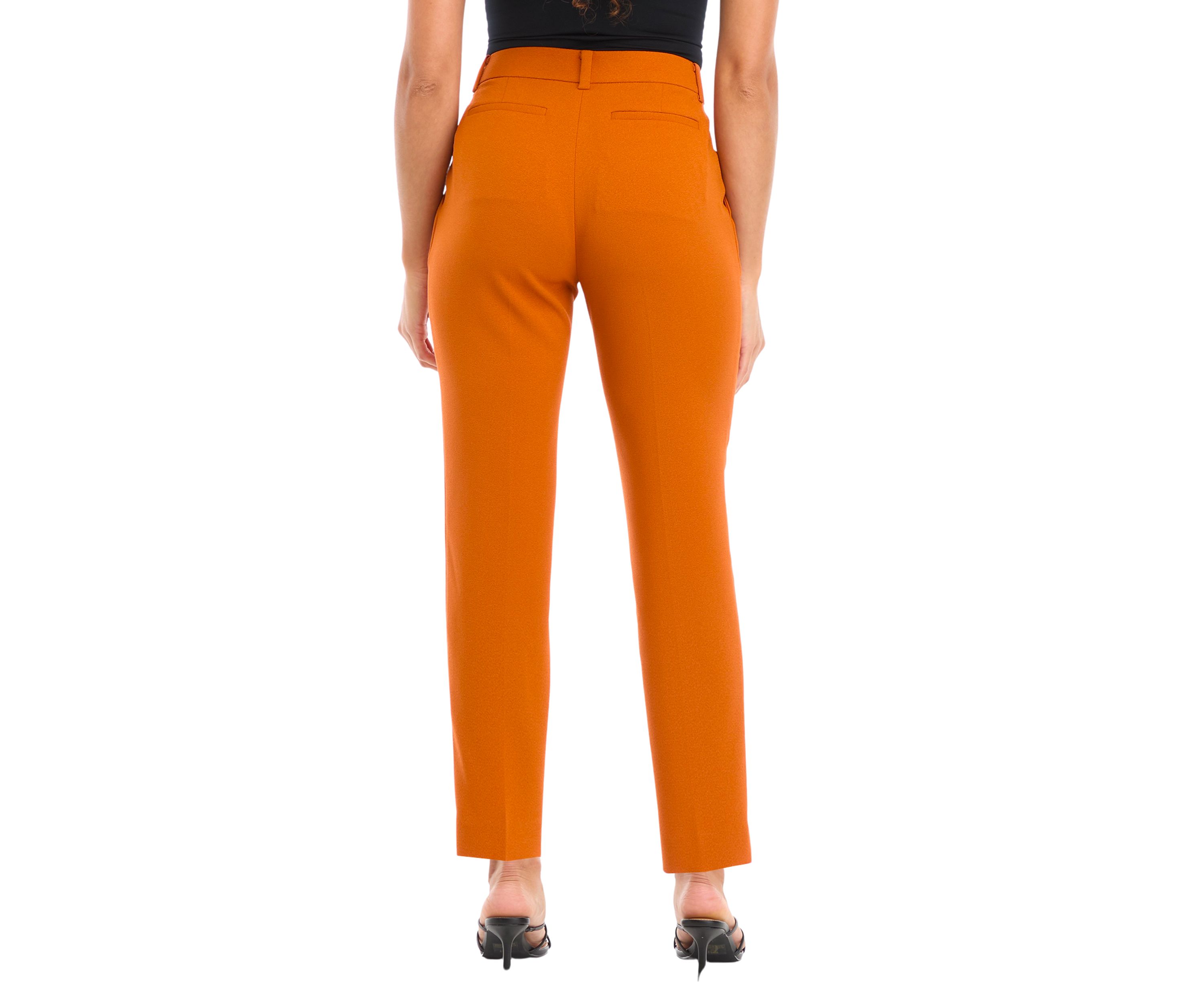 Petite Crepe Slim Leg Pants