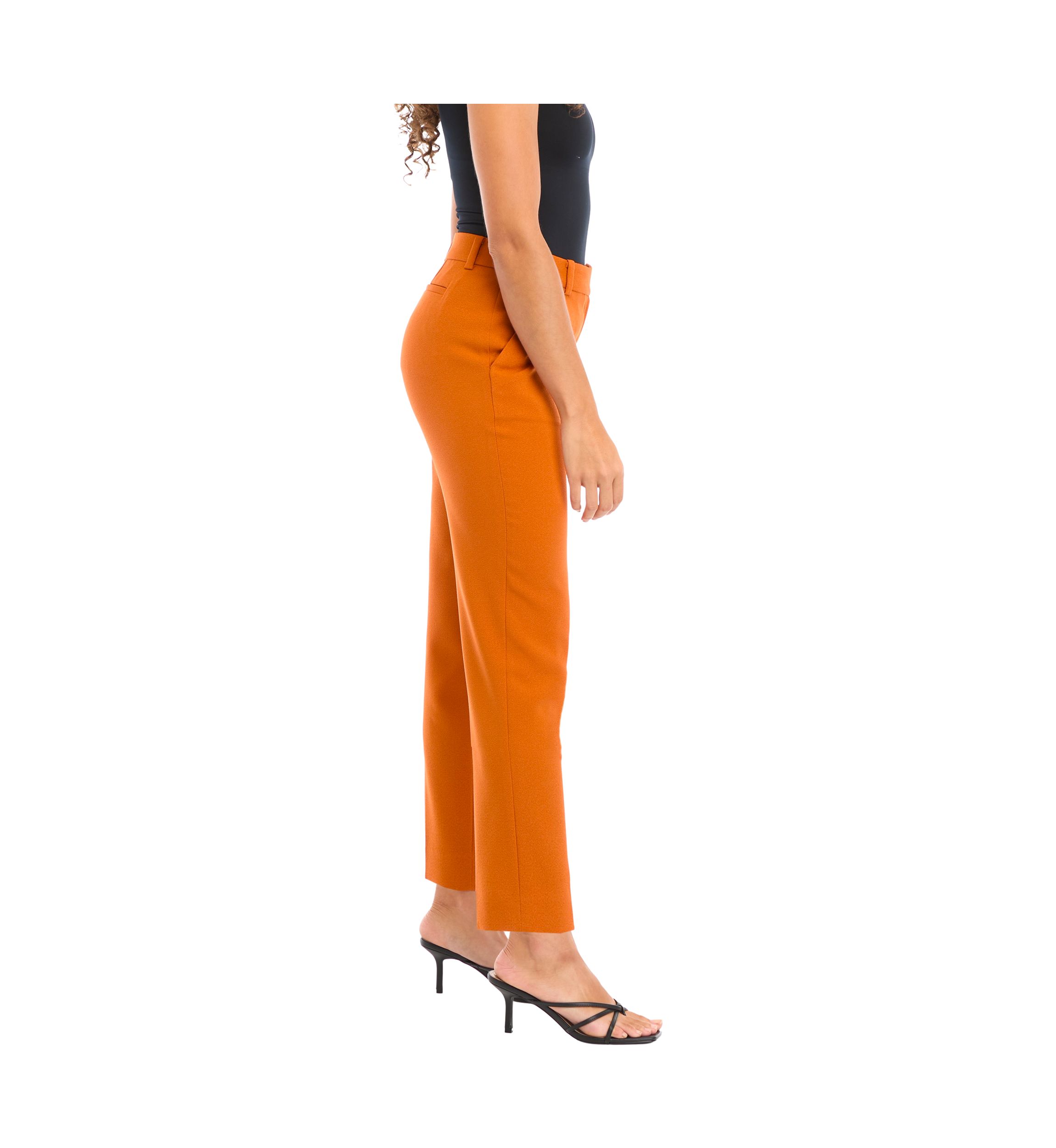 Petite Crepe Slim Leg Pants