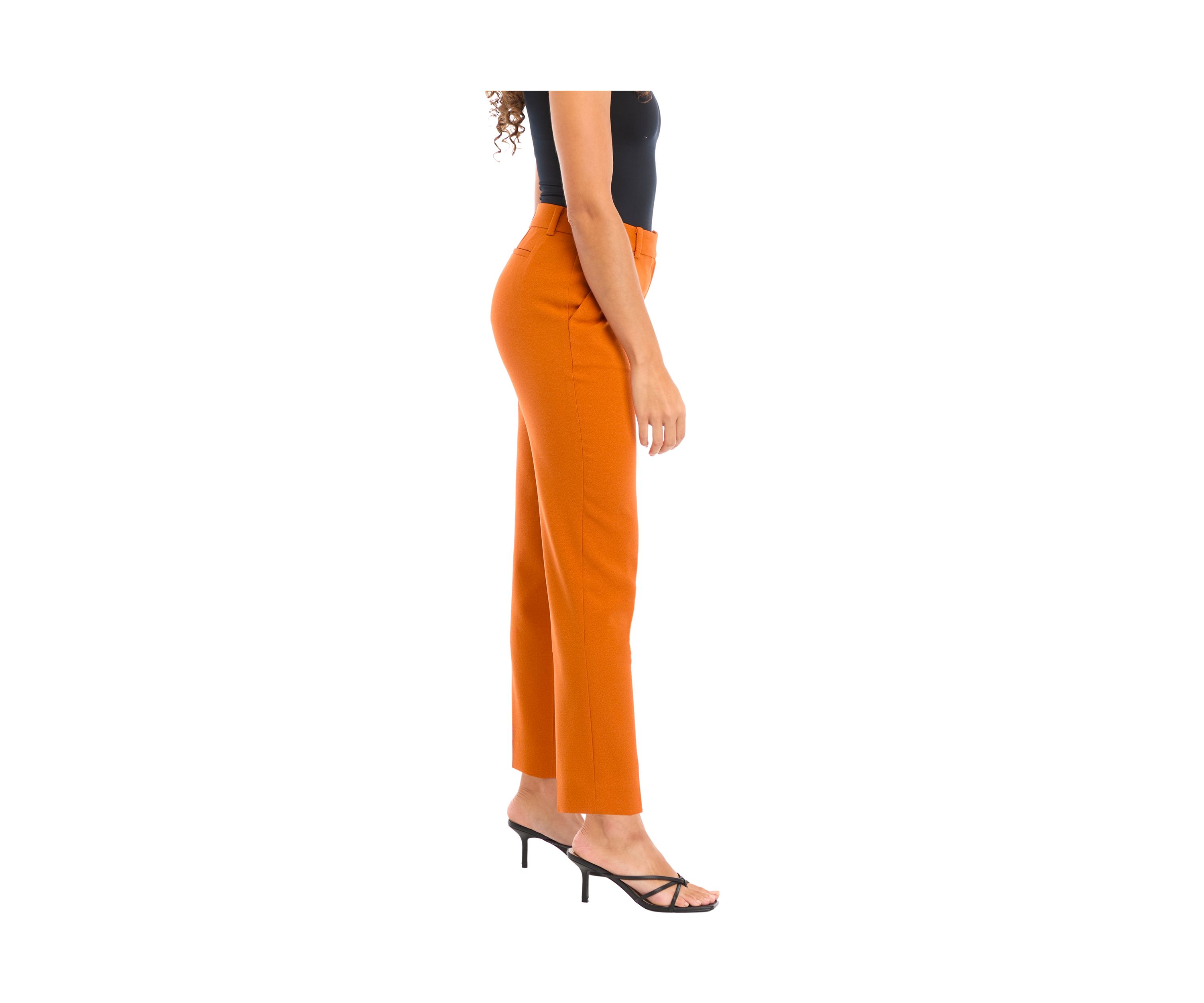 Petite Crepe Slim Leg Pants