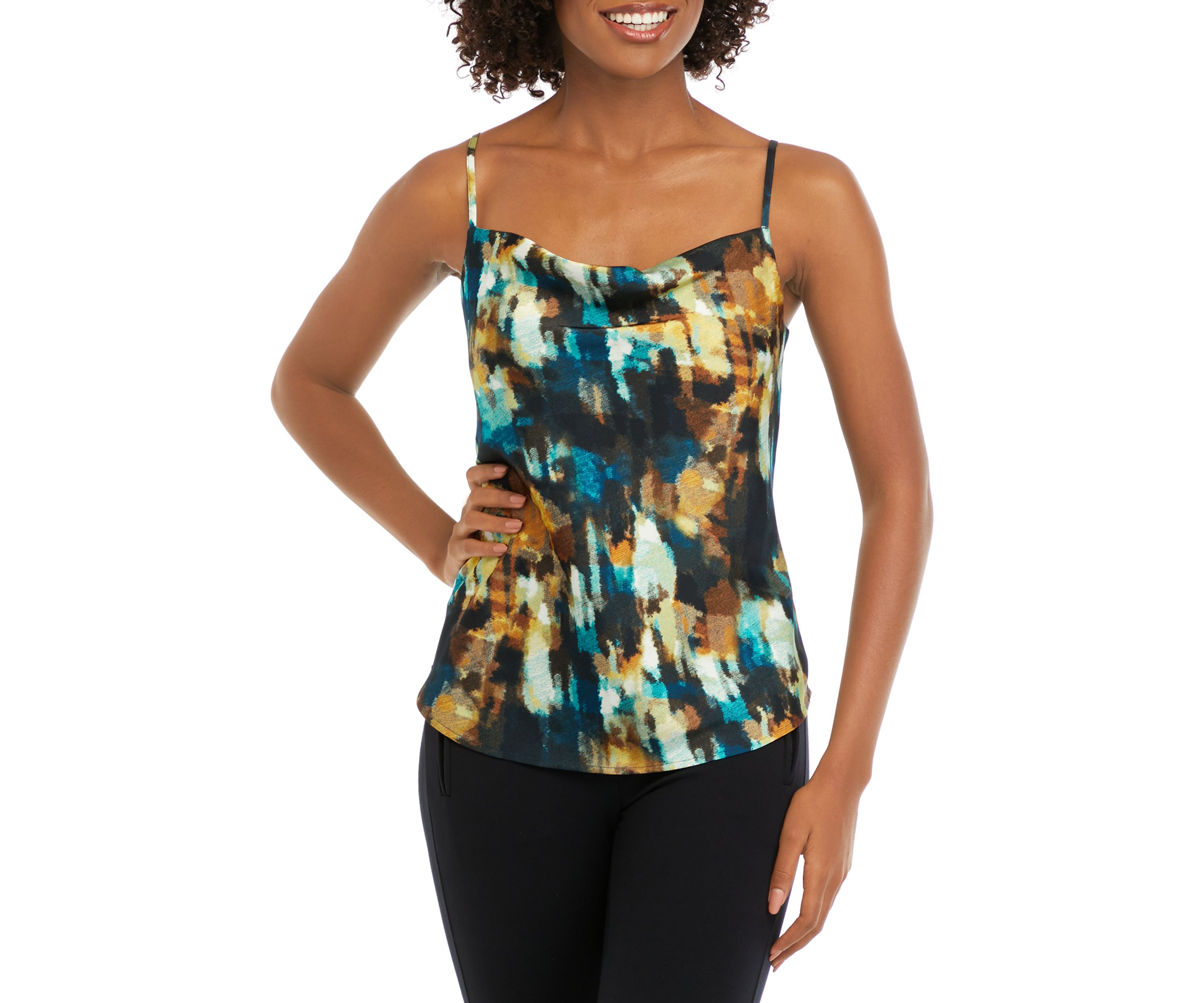 Womens Cowl Neck Camisole