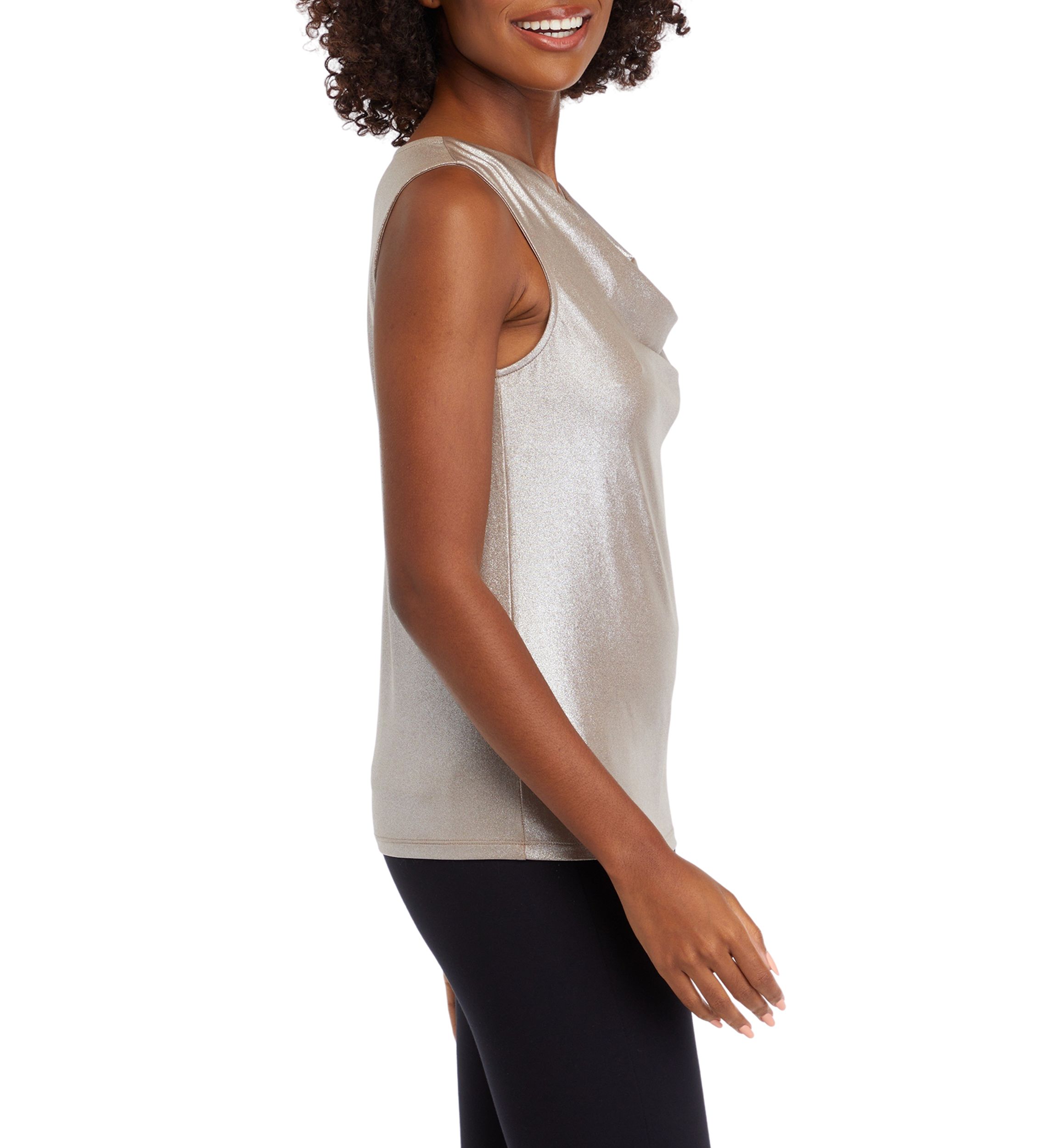 Womens Drape Neck Tank 